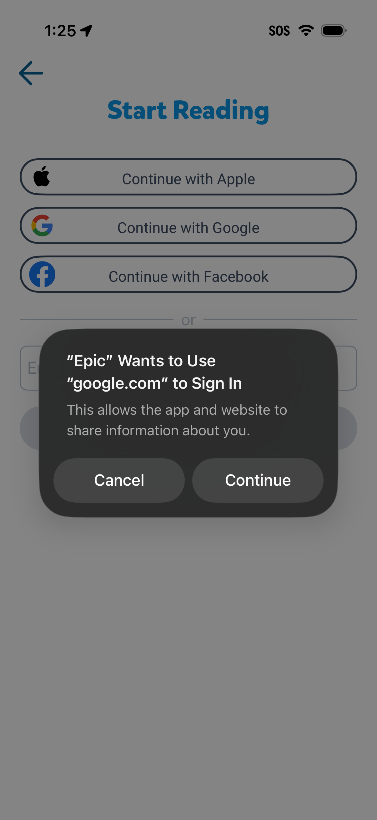 epic app screenshot 22