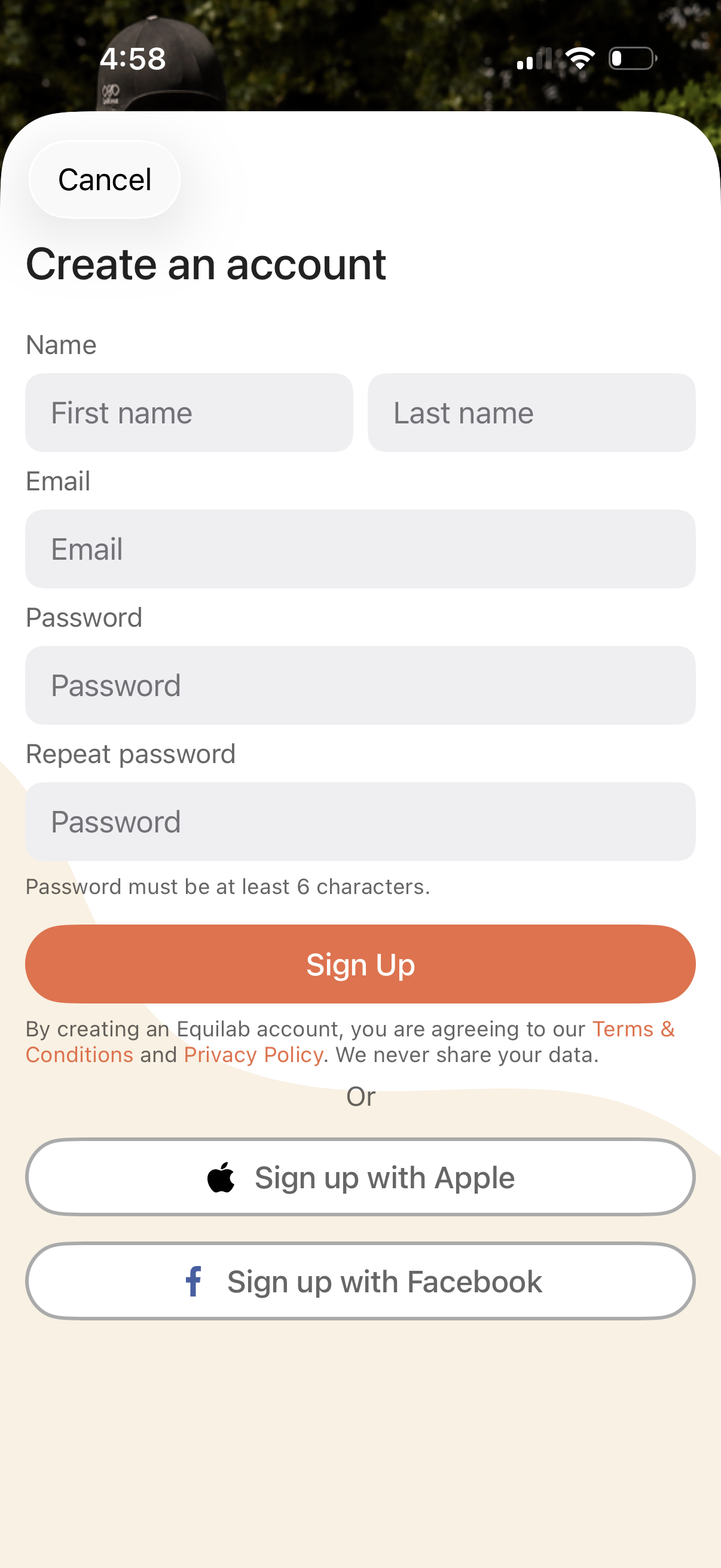 equilab app screenshot 5