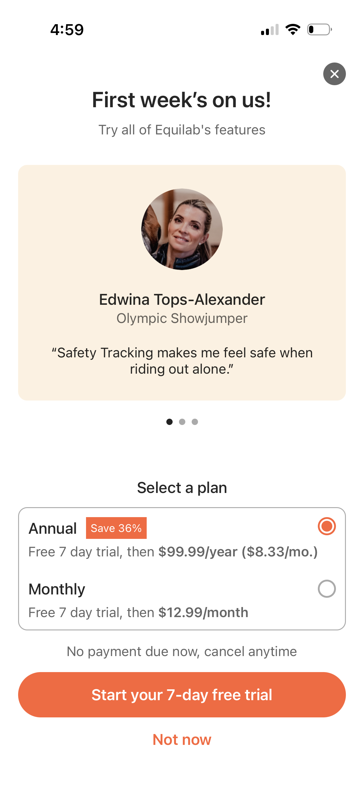 equilab app screenshot 2