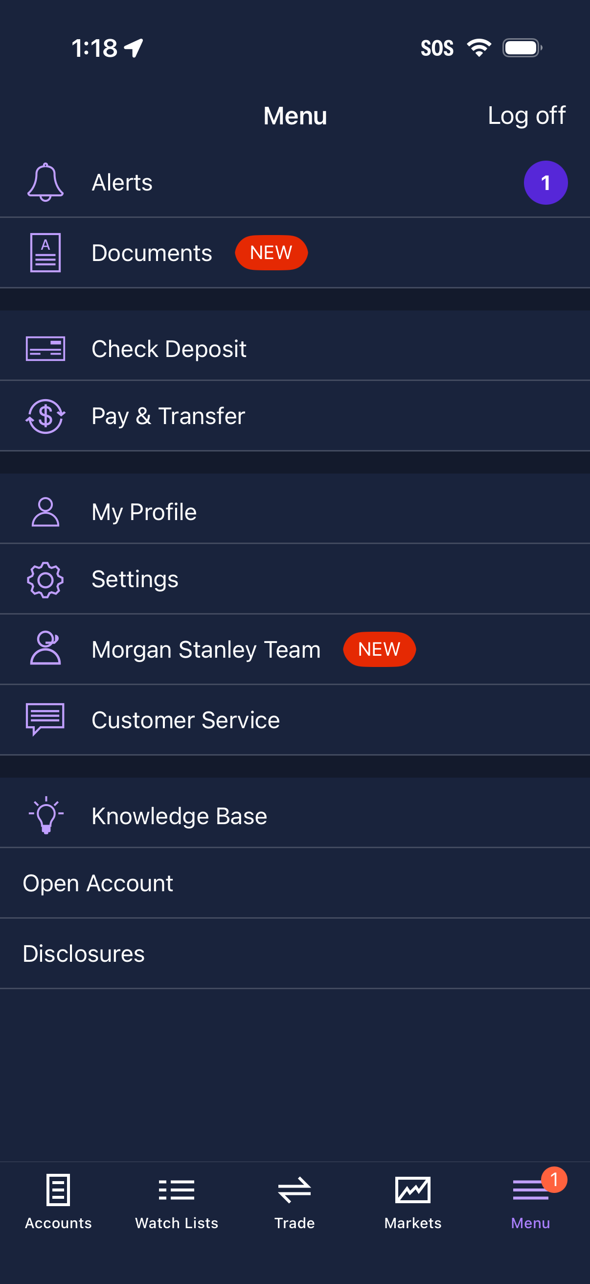 etrade app screenshot 16