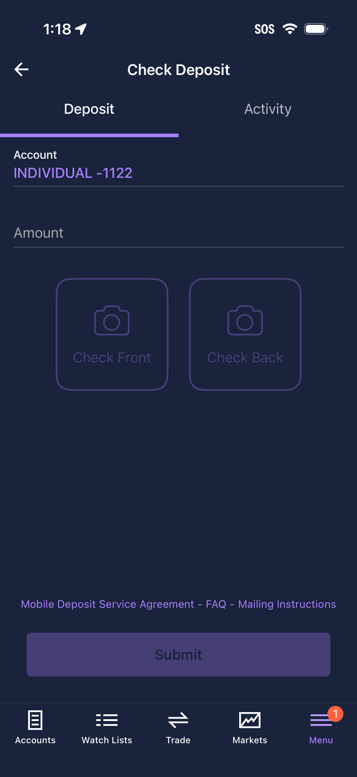 etrade app screenshot 13