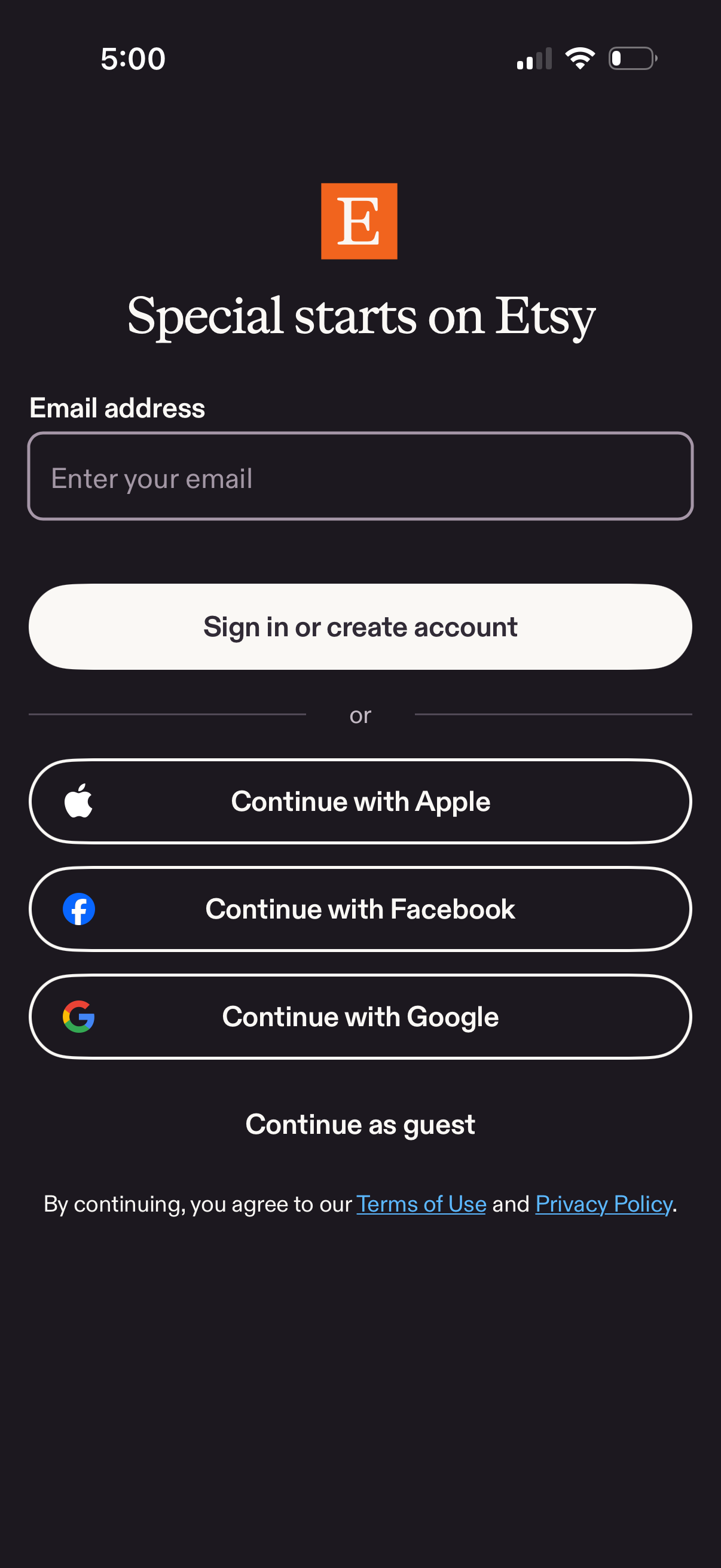 etsy app screenshot 5