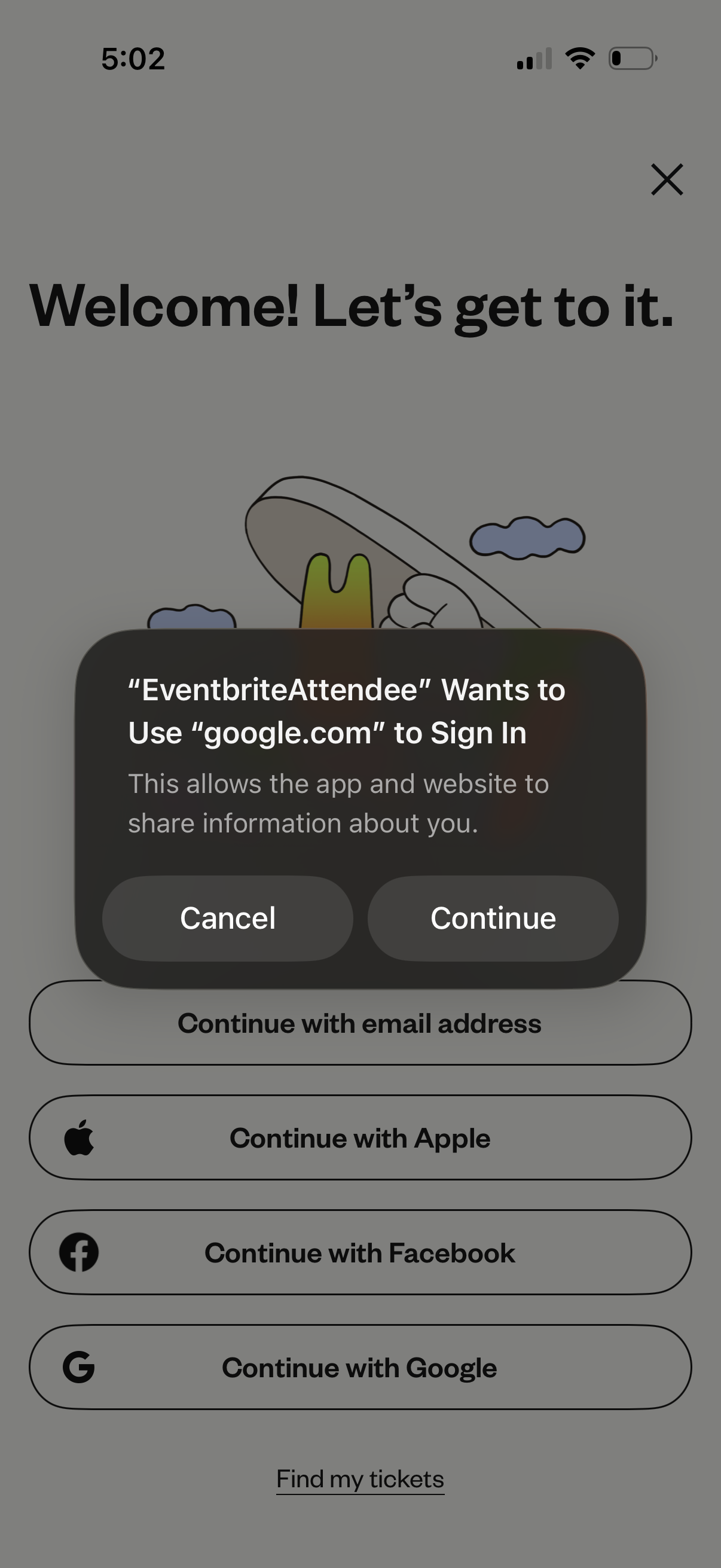 eventbrite app screenshot 11