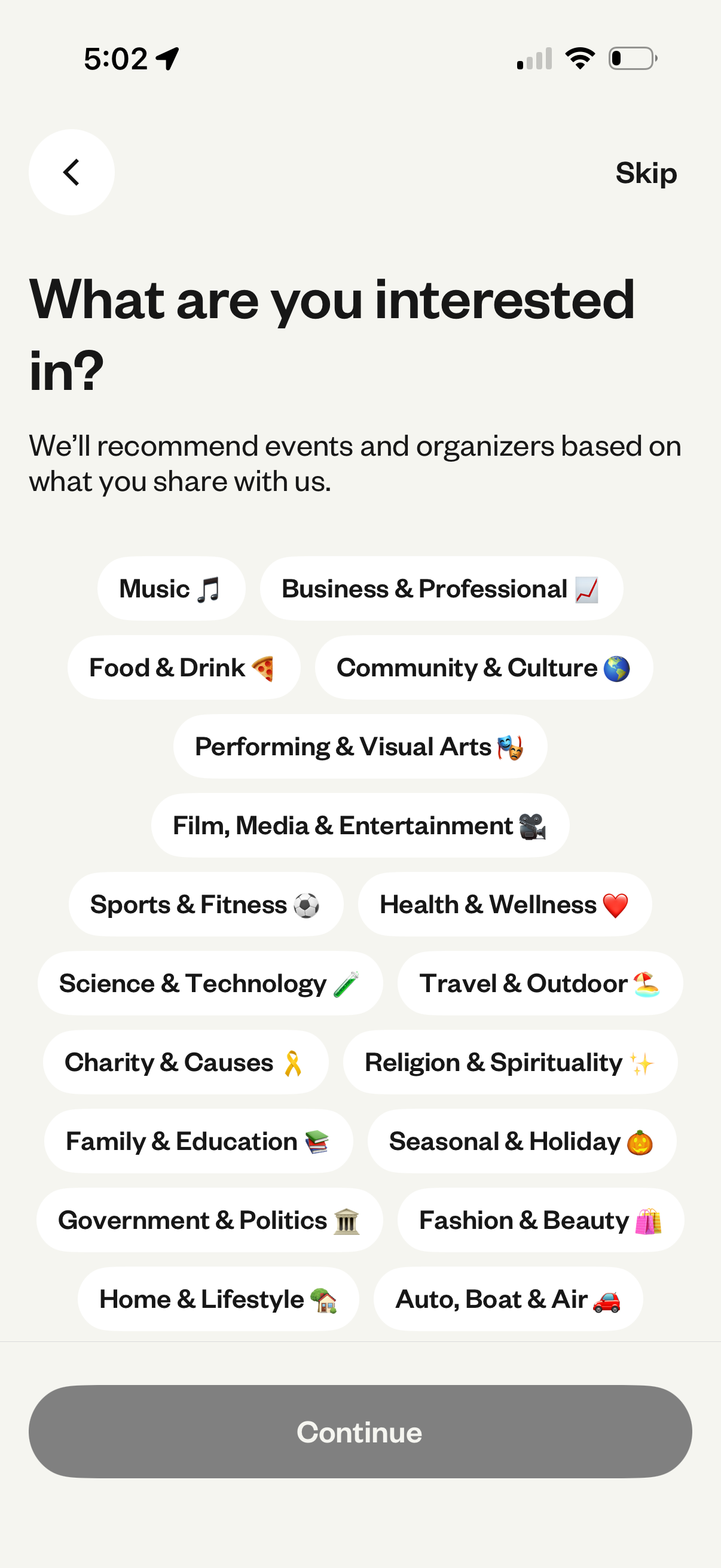 eventbrite app screenshot 4