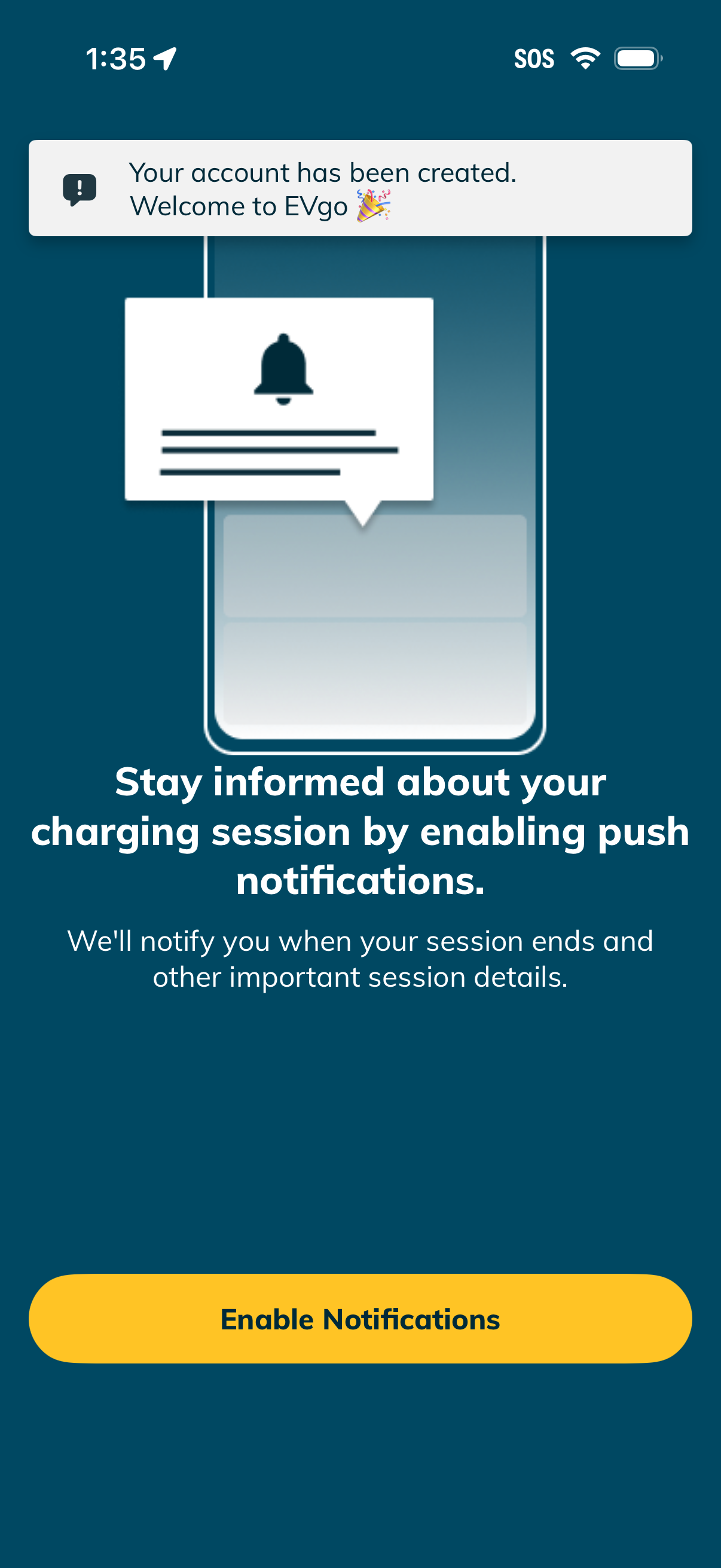 EVgo app screenshot 21