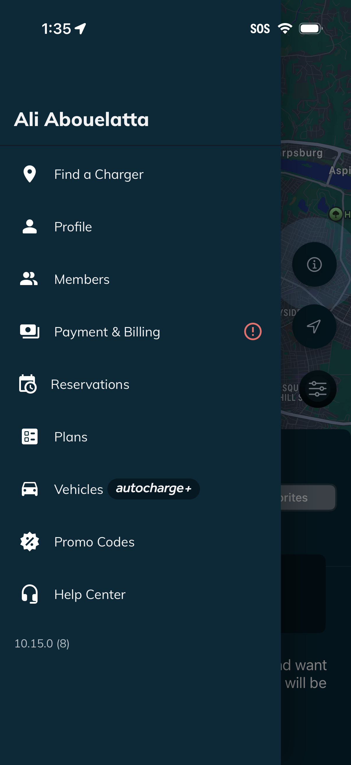 EVgo app screenshot 16