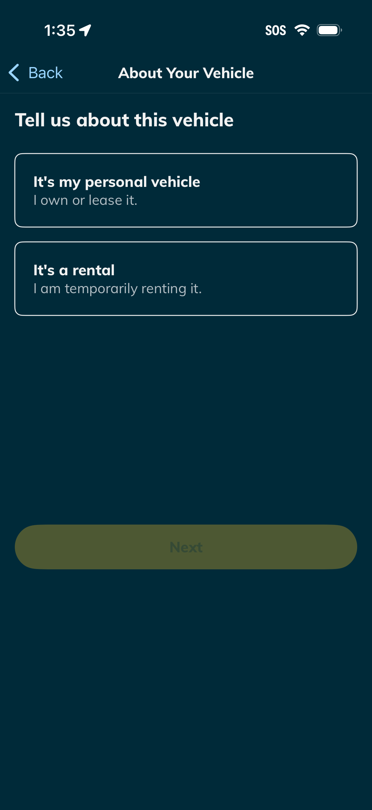EVgo app screenshot 9
