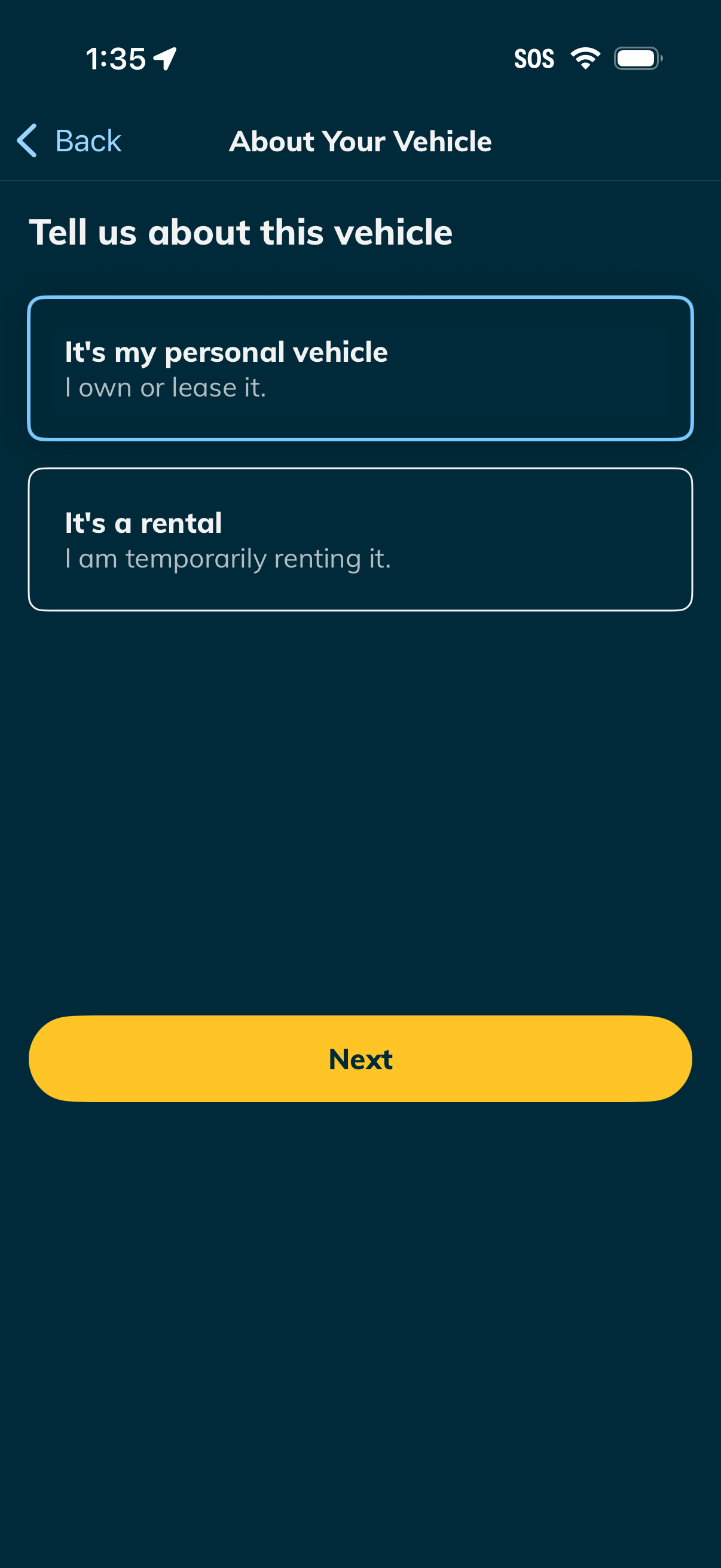 EVgo app screenshot 8