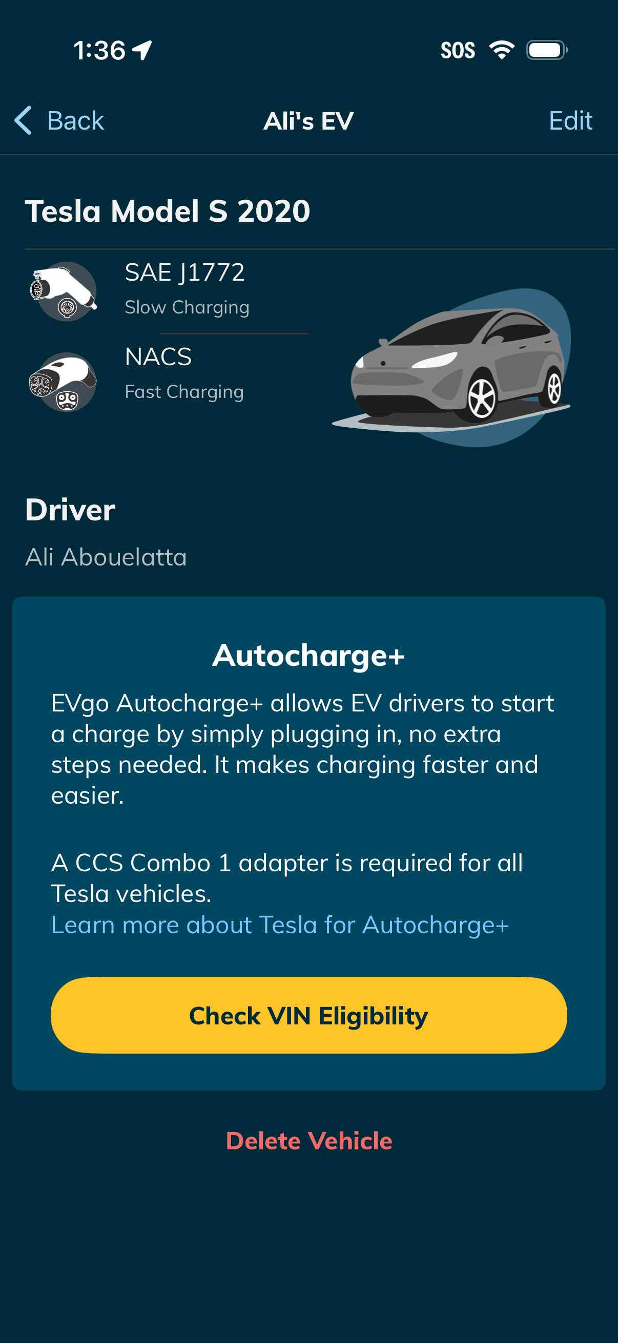 EVgo app screenshot 5
