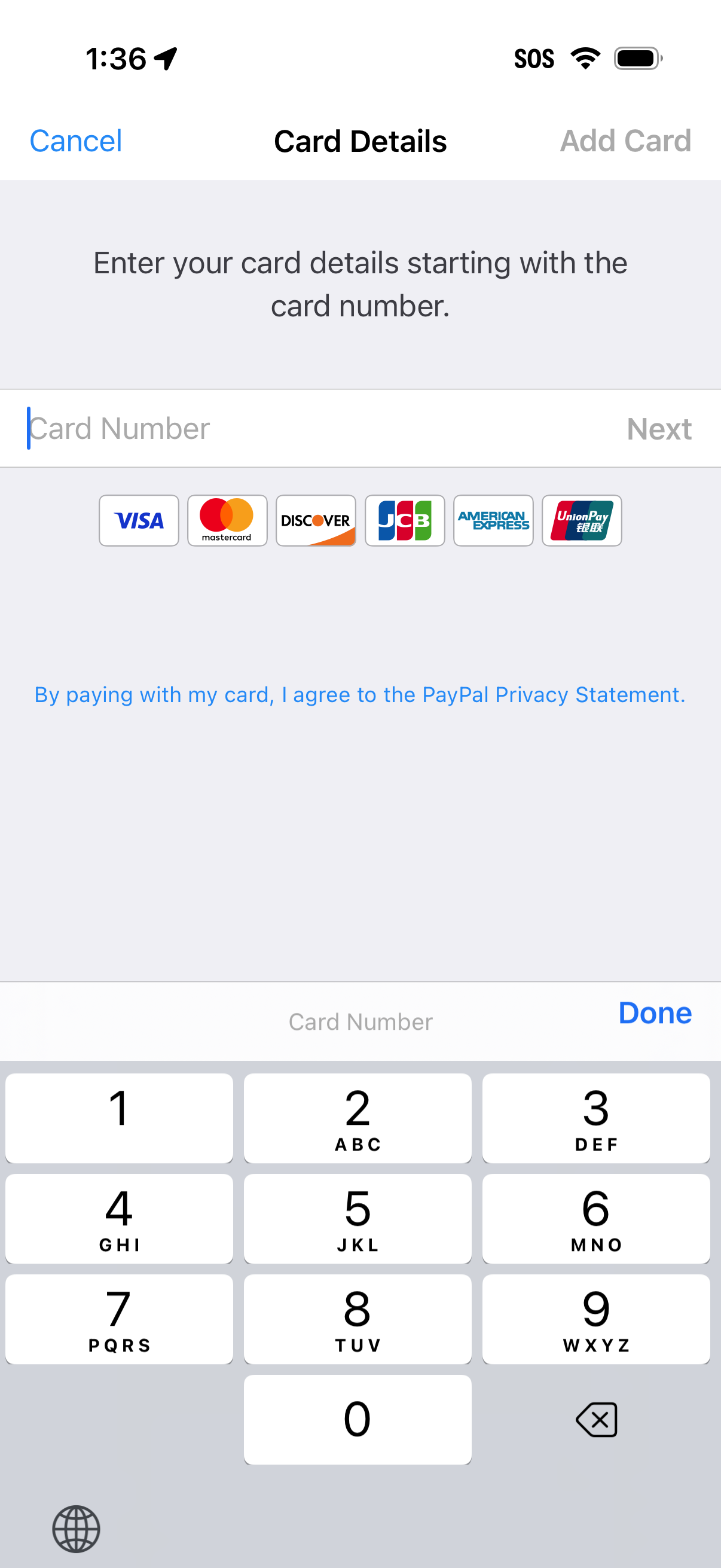 EVgo app screenshot 2