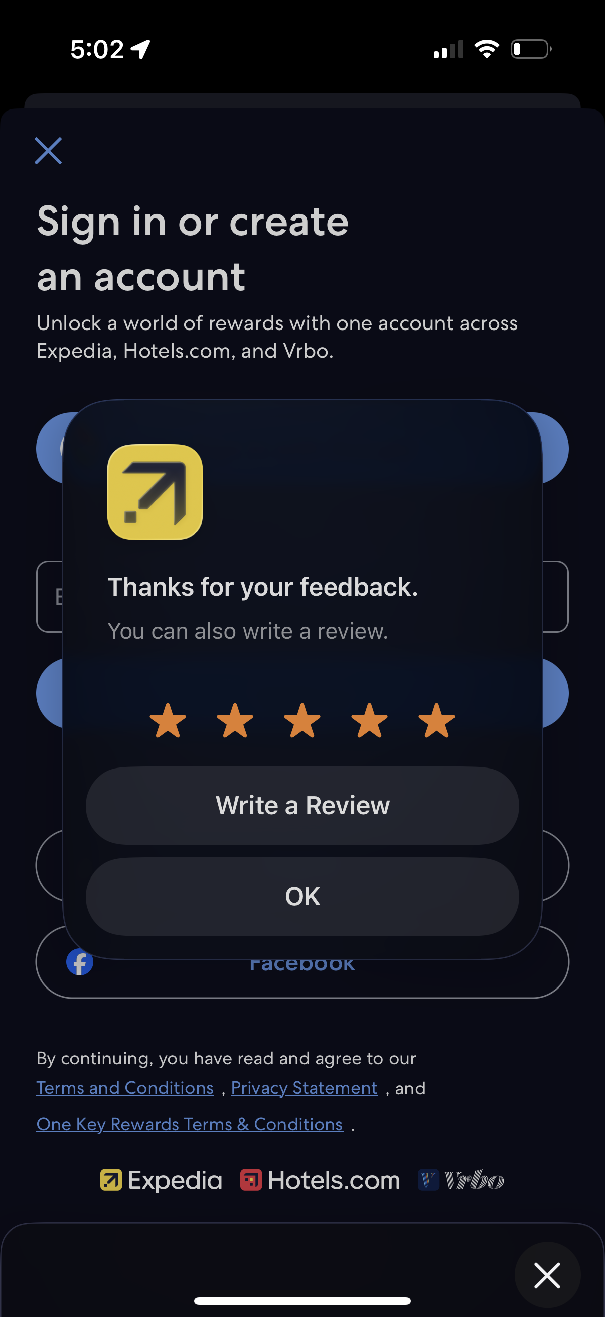 expedia app screenshot 8