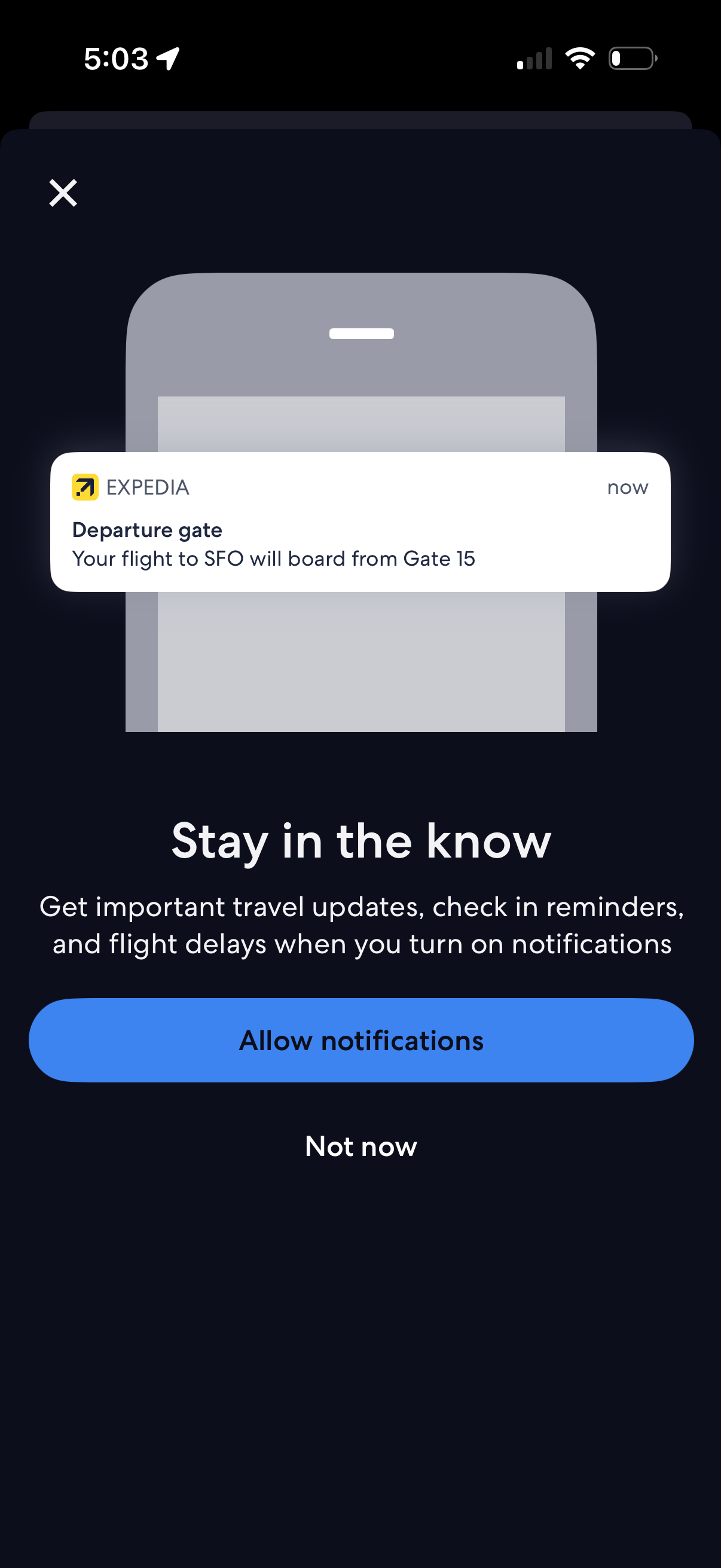 expedia app screenshot 3