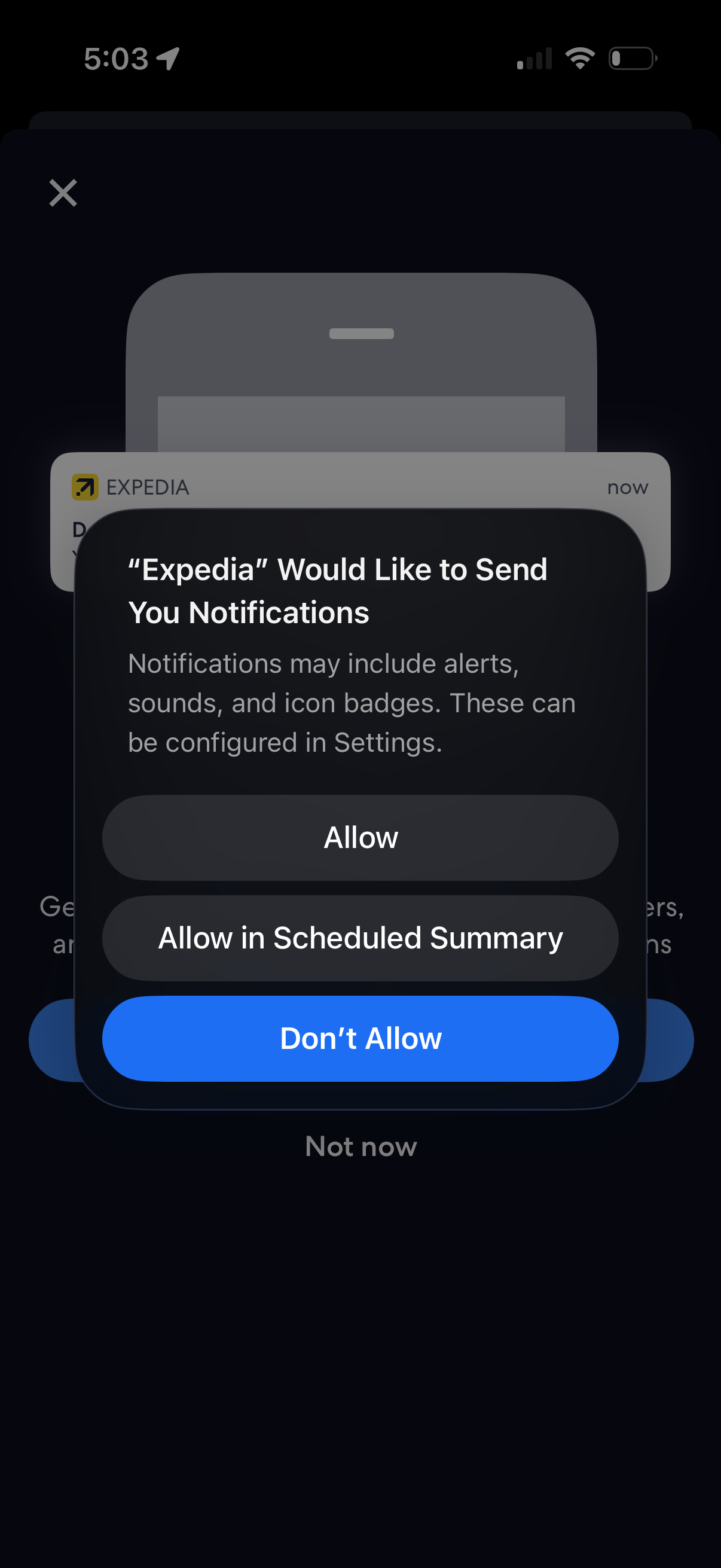 expedia app screenshot 2