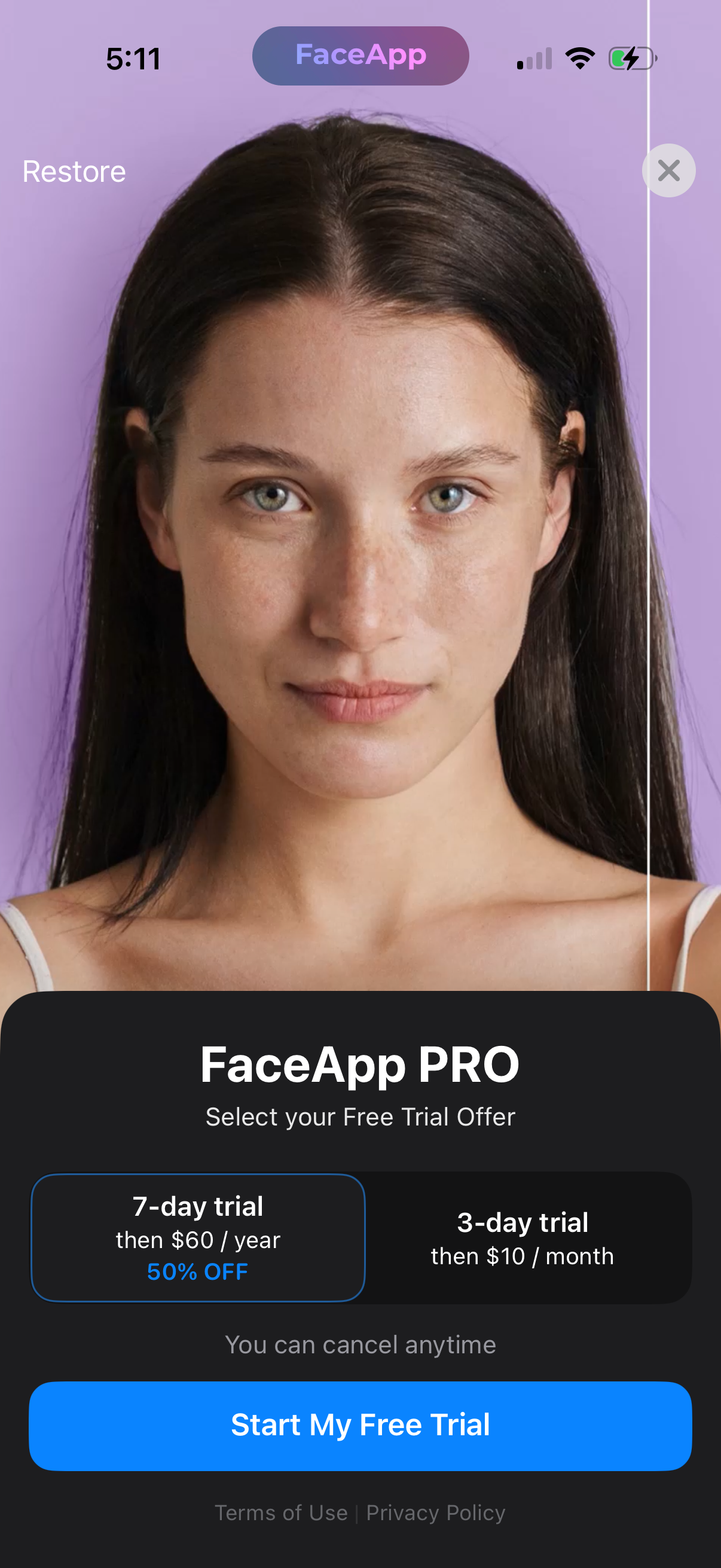 faceapp app screenshot 3
