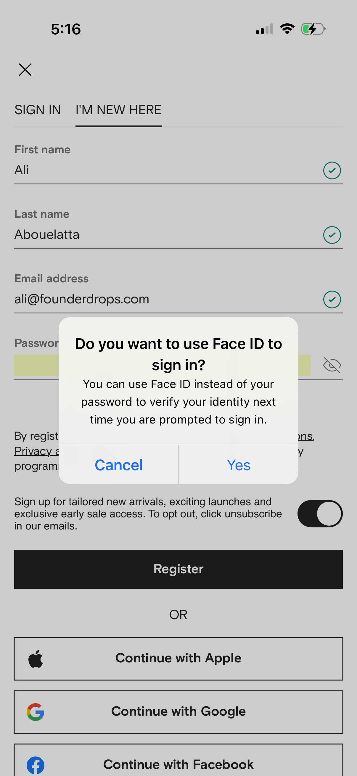 farfetch app screenshot 6