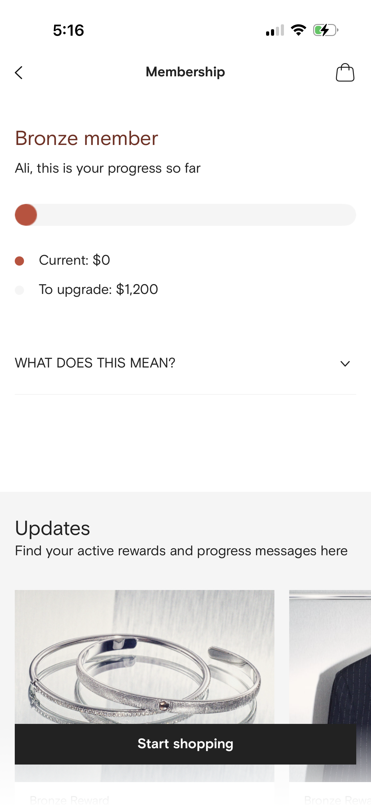 farfetch app screenshot 2