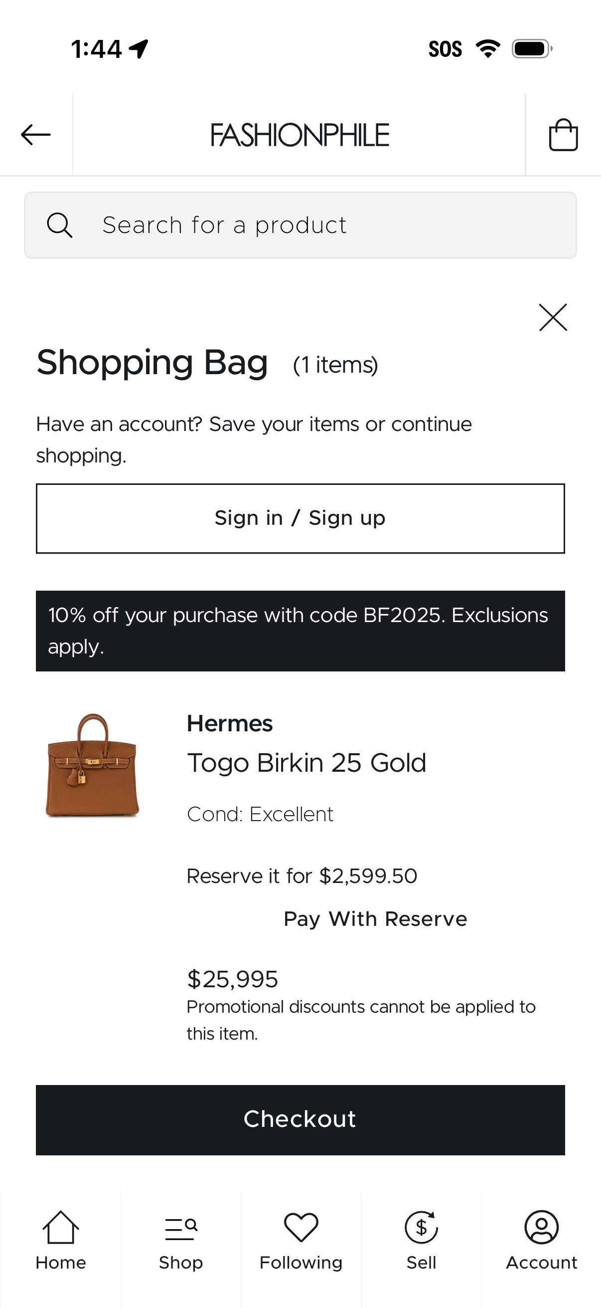 fashionphile app screenshot 9