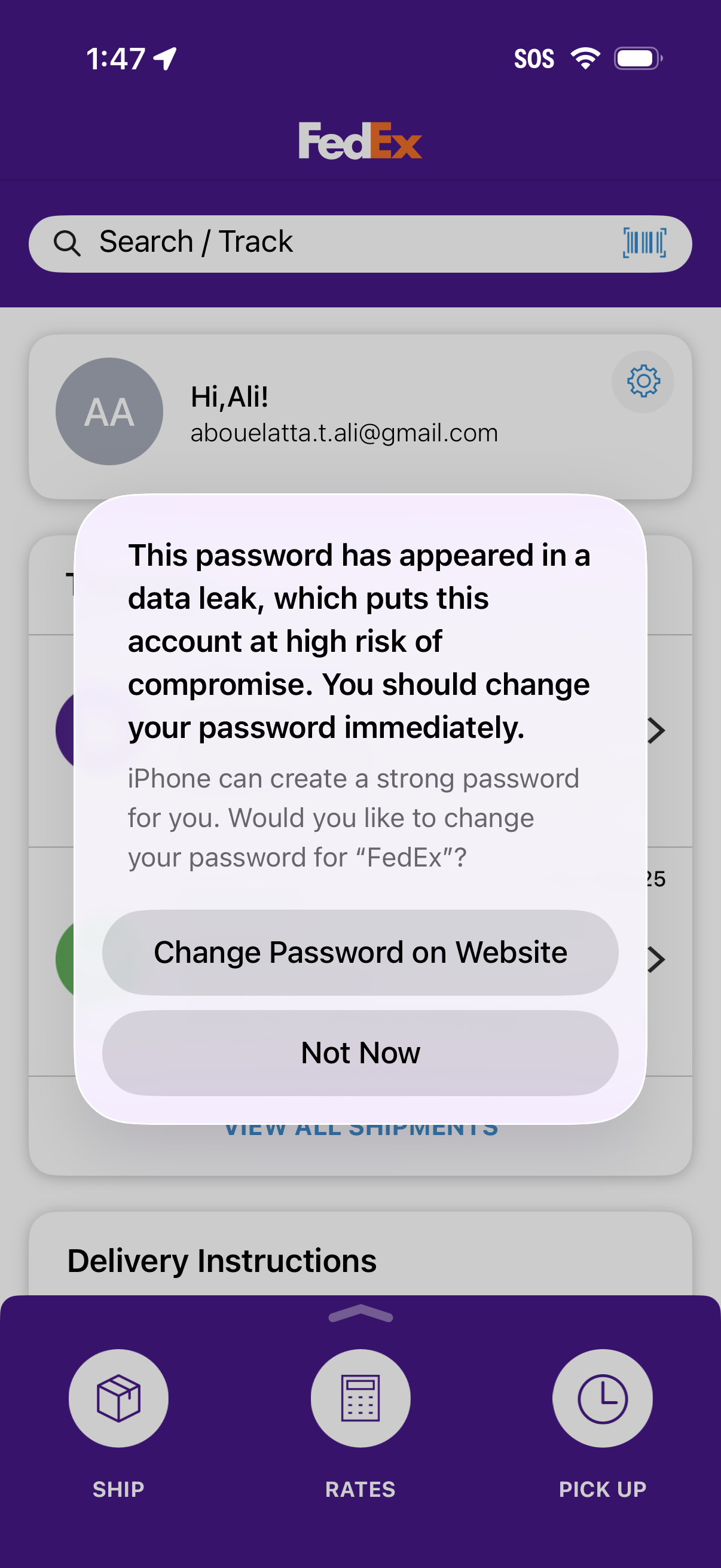 fedex app screenshot 13