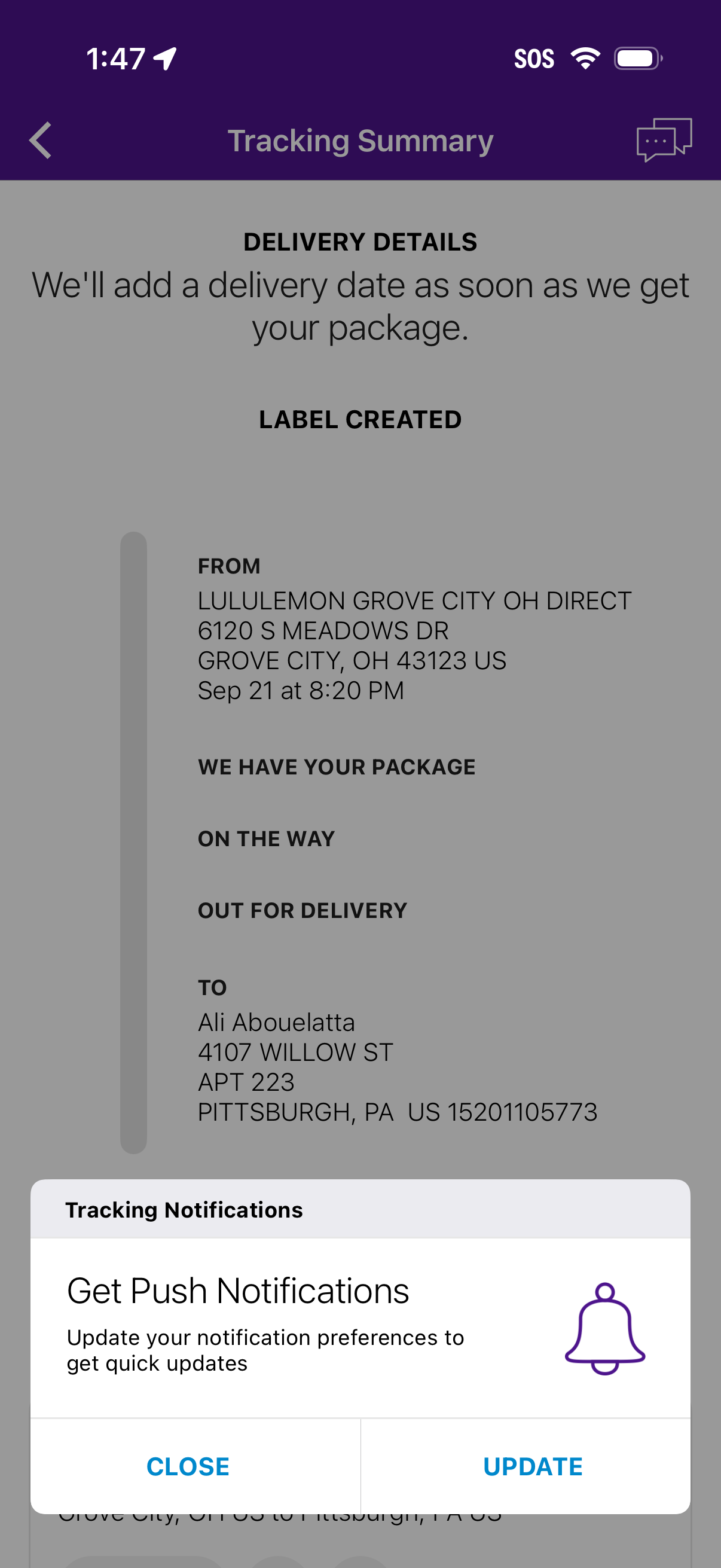 fedex app screenshot 11