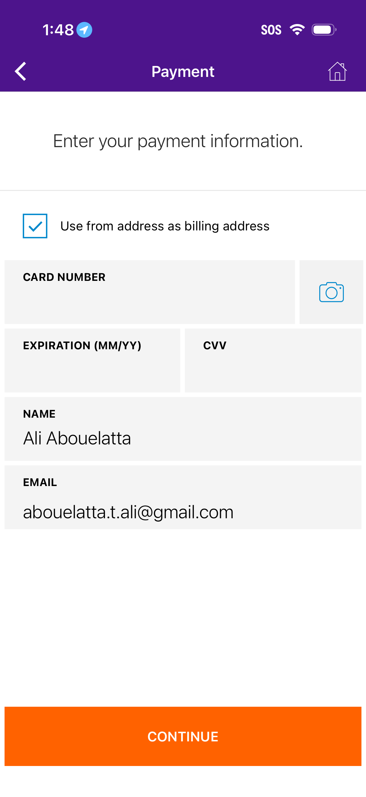 fedex app screenshot 1