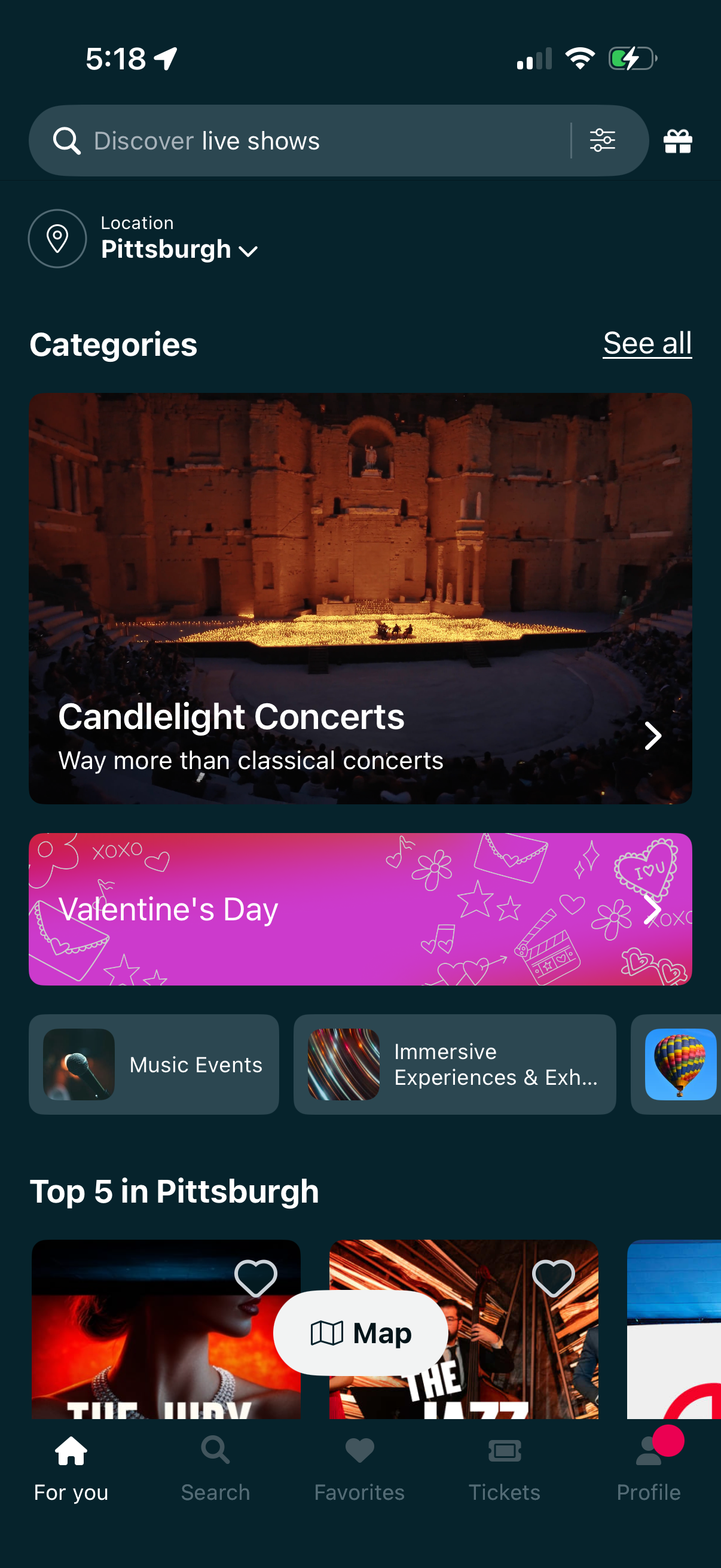 fever app screenshot 1