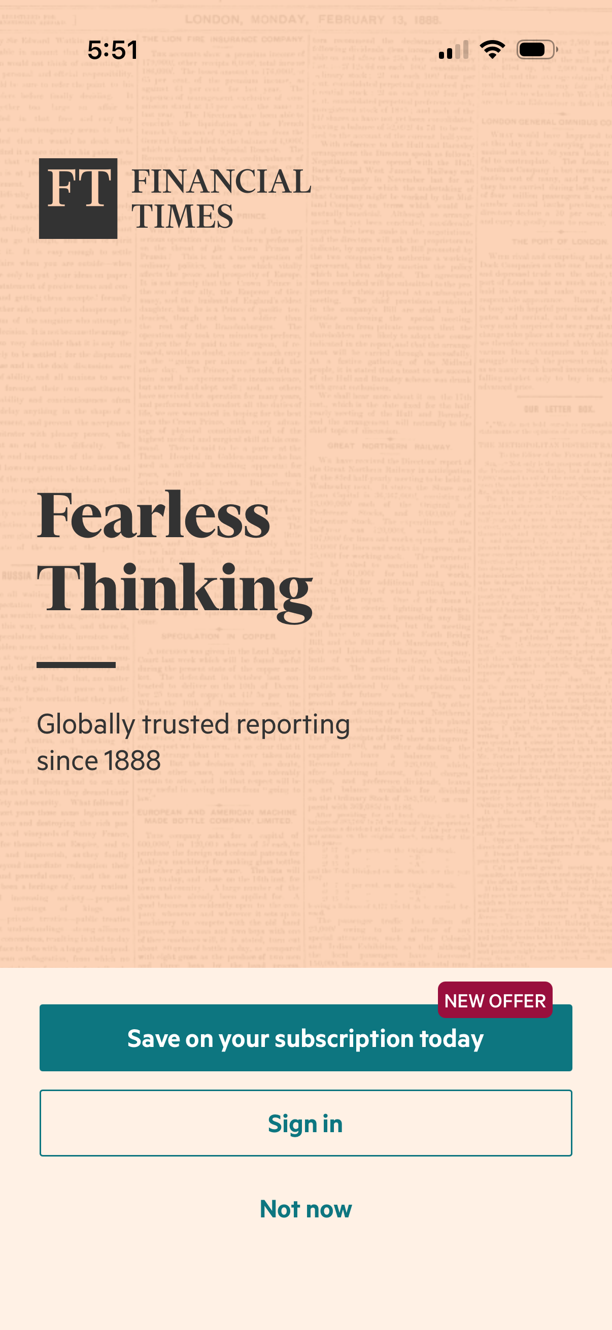 financial-times app screenshot 4