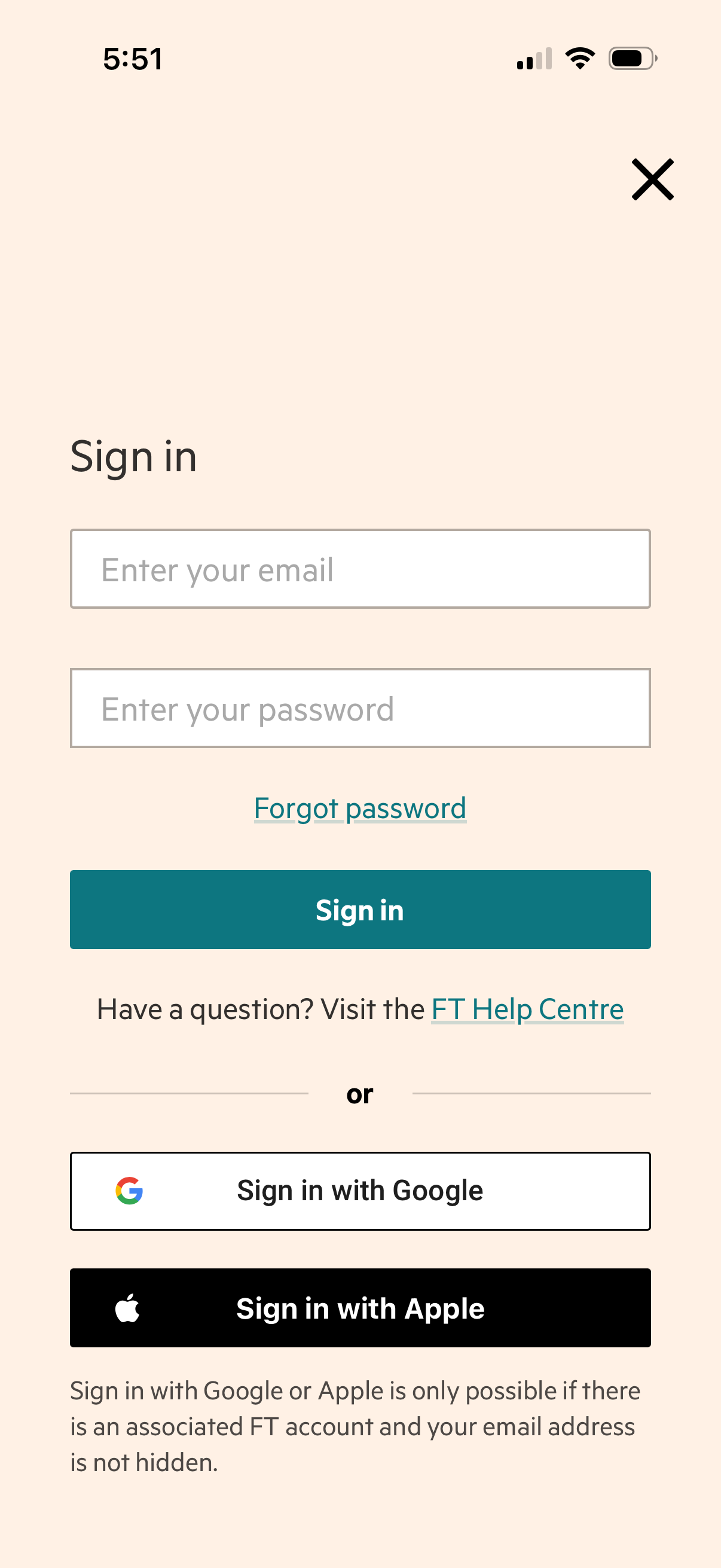 financial-times app screenshot 3