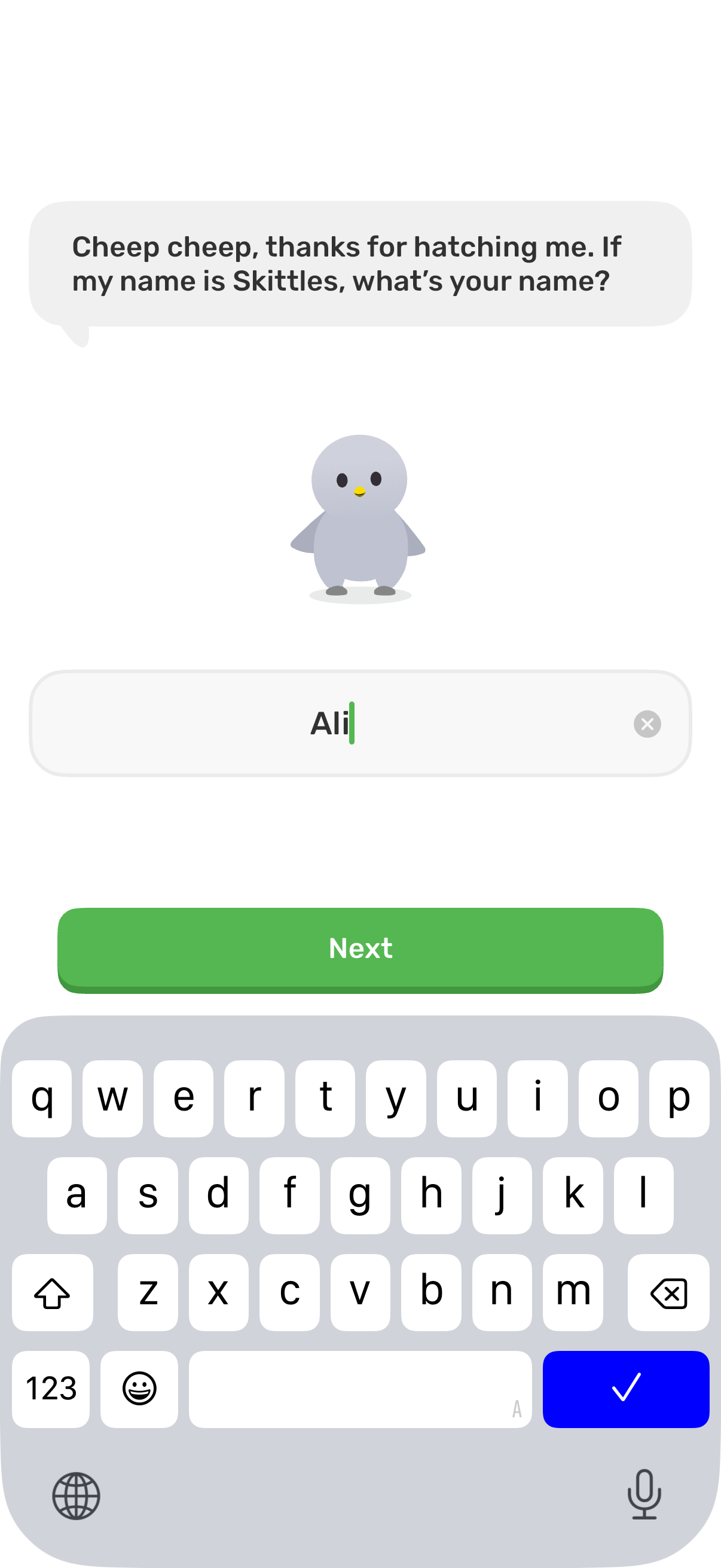 Finch app screenshot 1