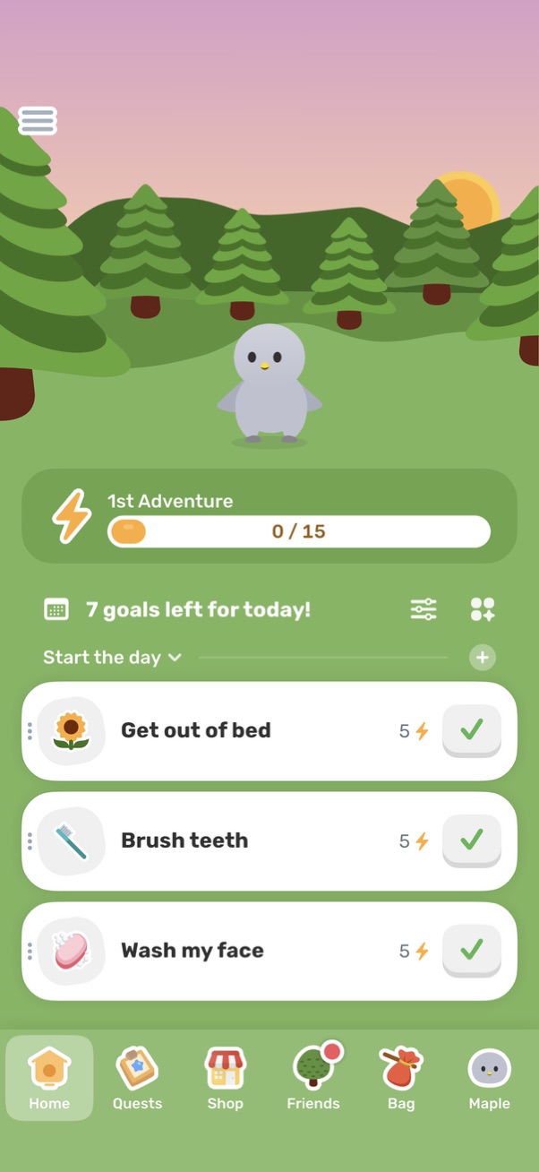 finch app screenshot 1