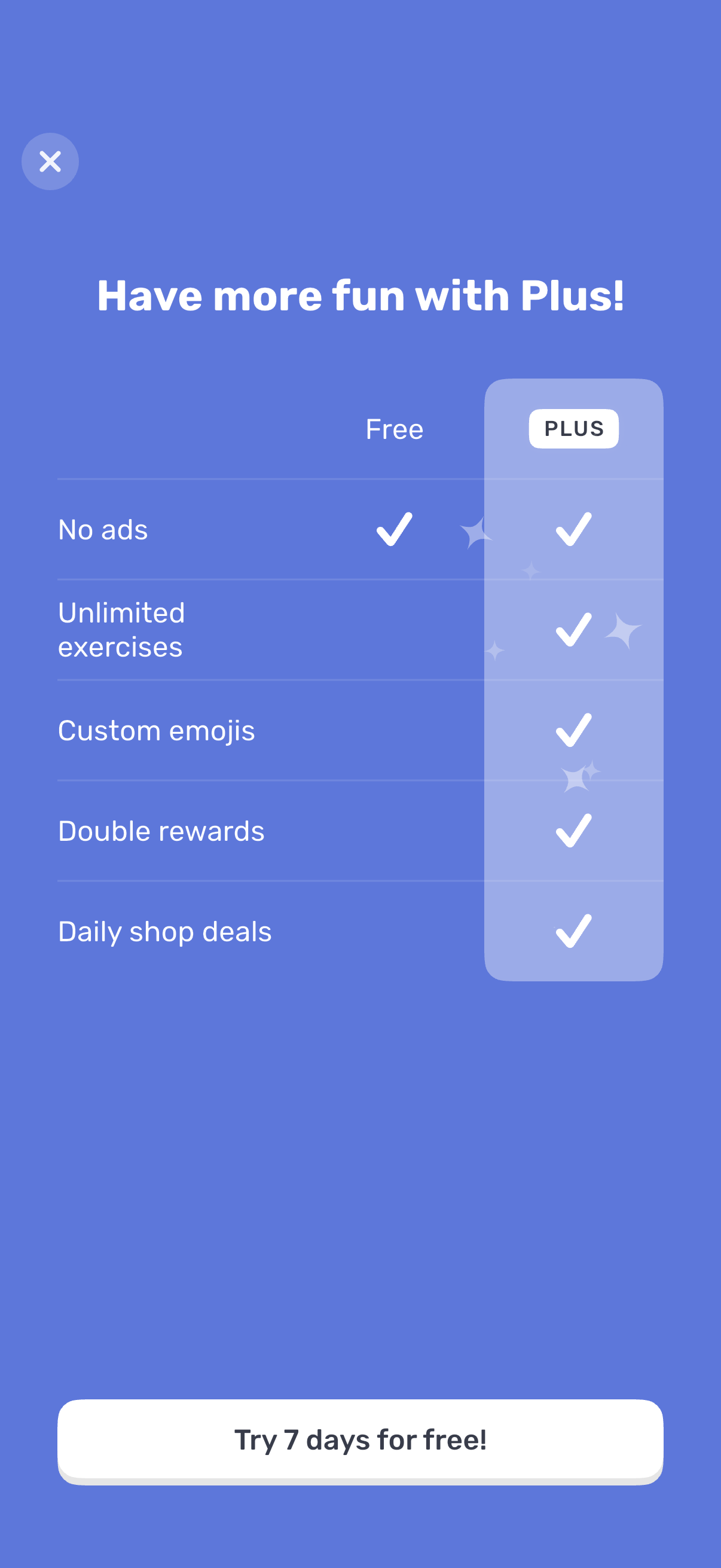 Step 2 of finch Paywall