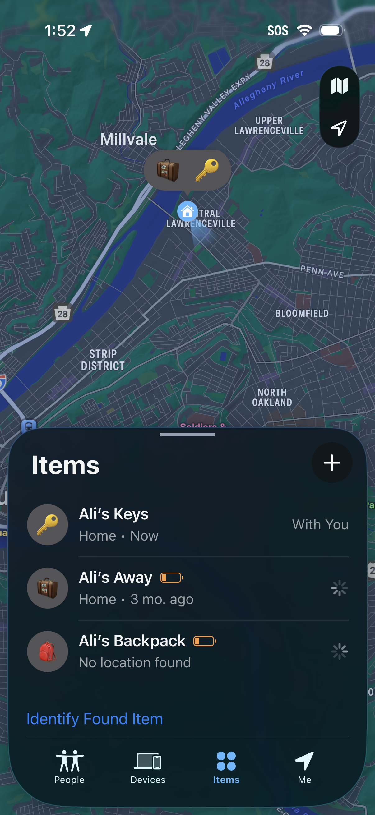 find-my app screenshot 2