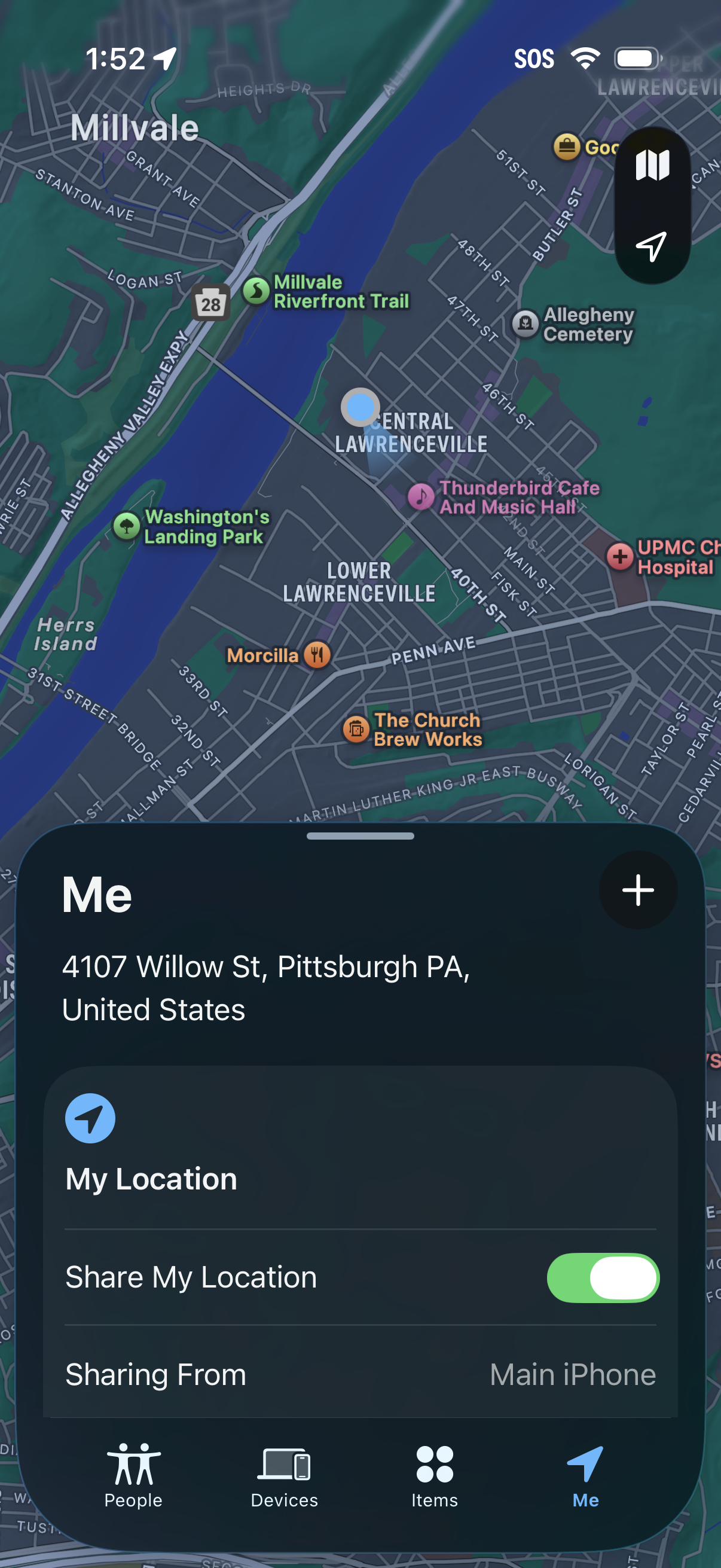 find-my app screenshot 1