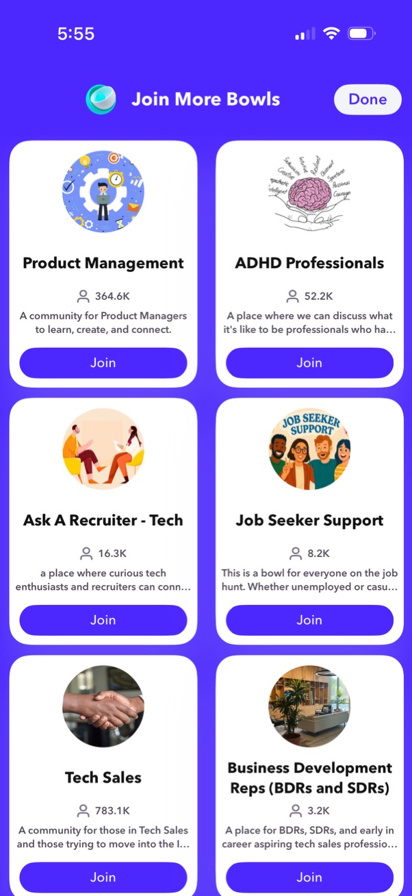 fishbowl app screenshot 2