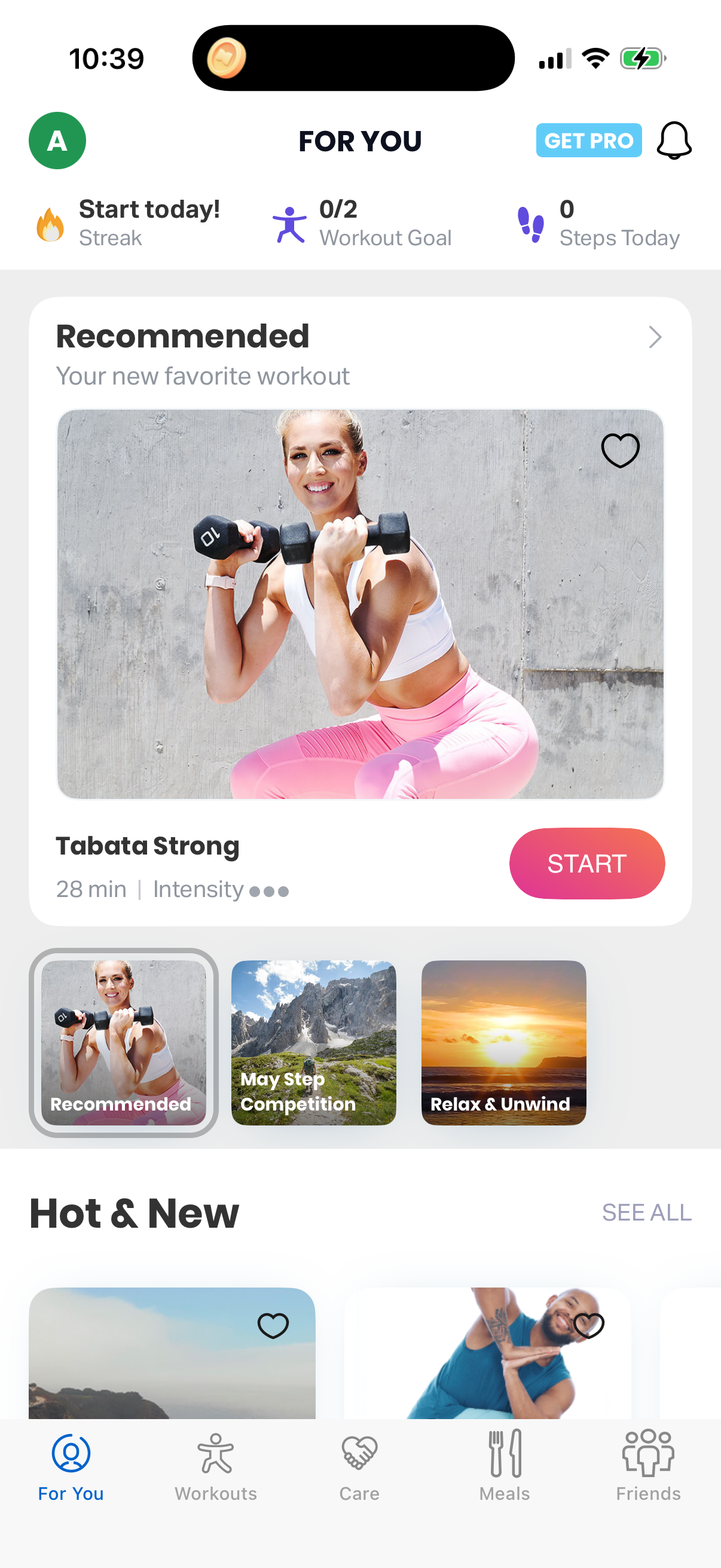 Step 1 of fiton Paywall