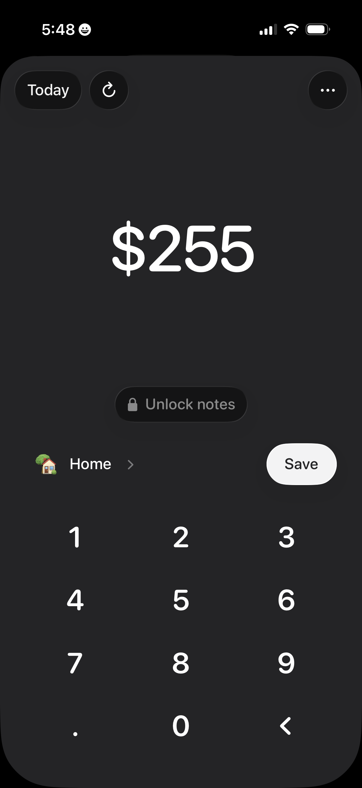 fivecents add transaction with category