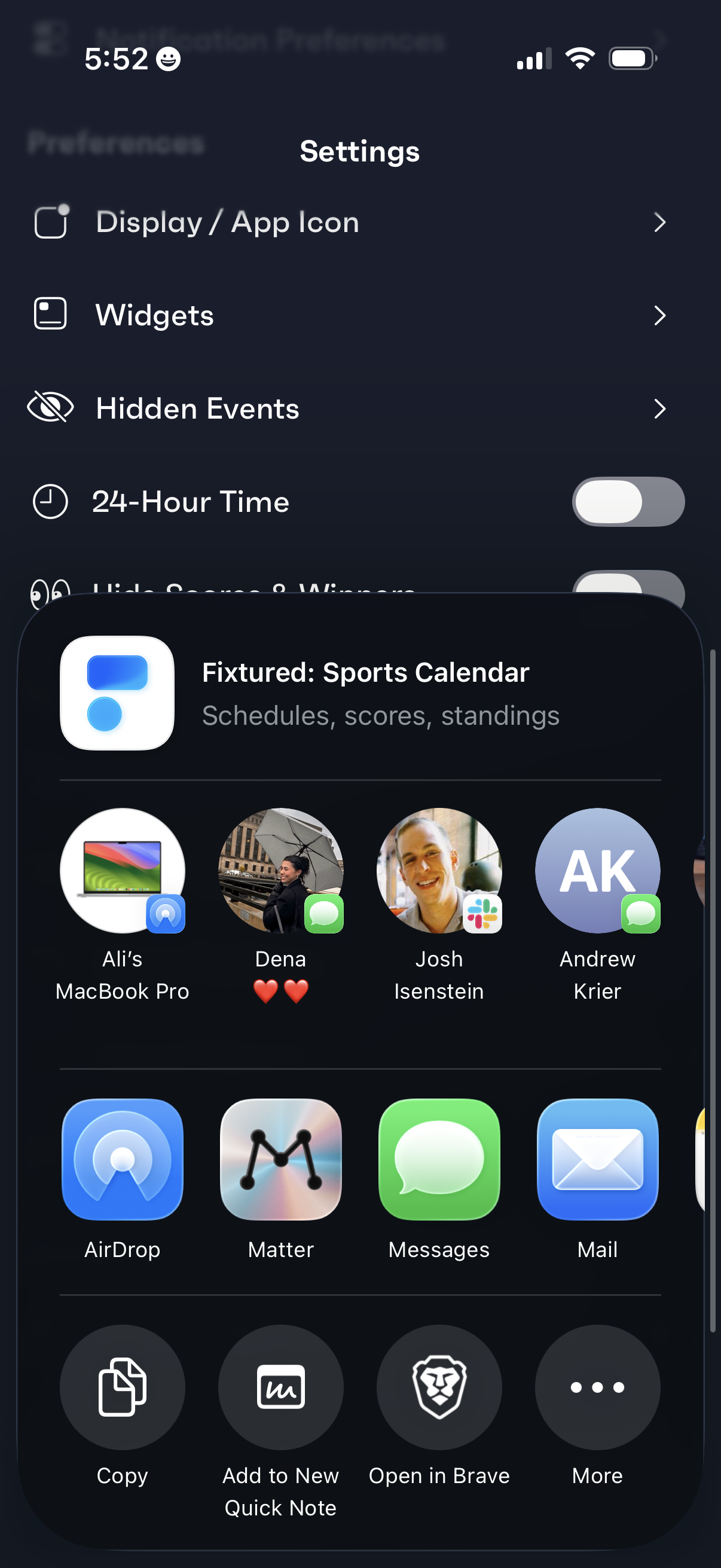 fixtured app screenshot 1