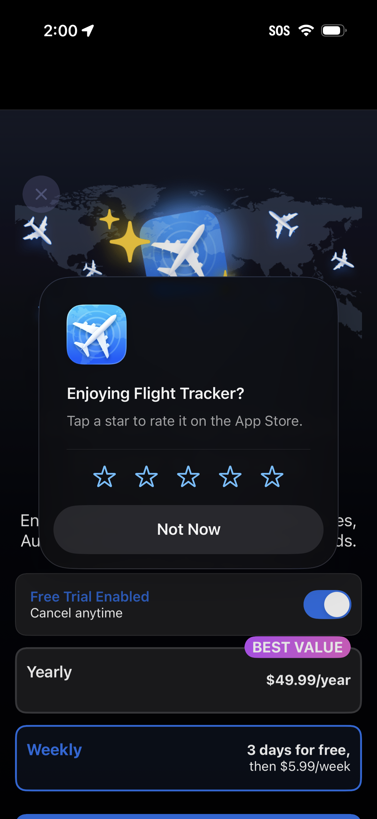 flight-tracker app screenshot 10