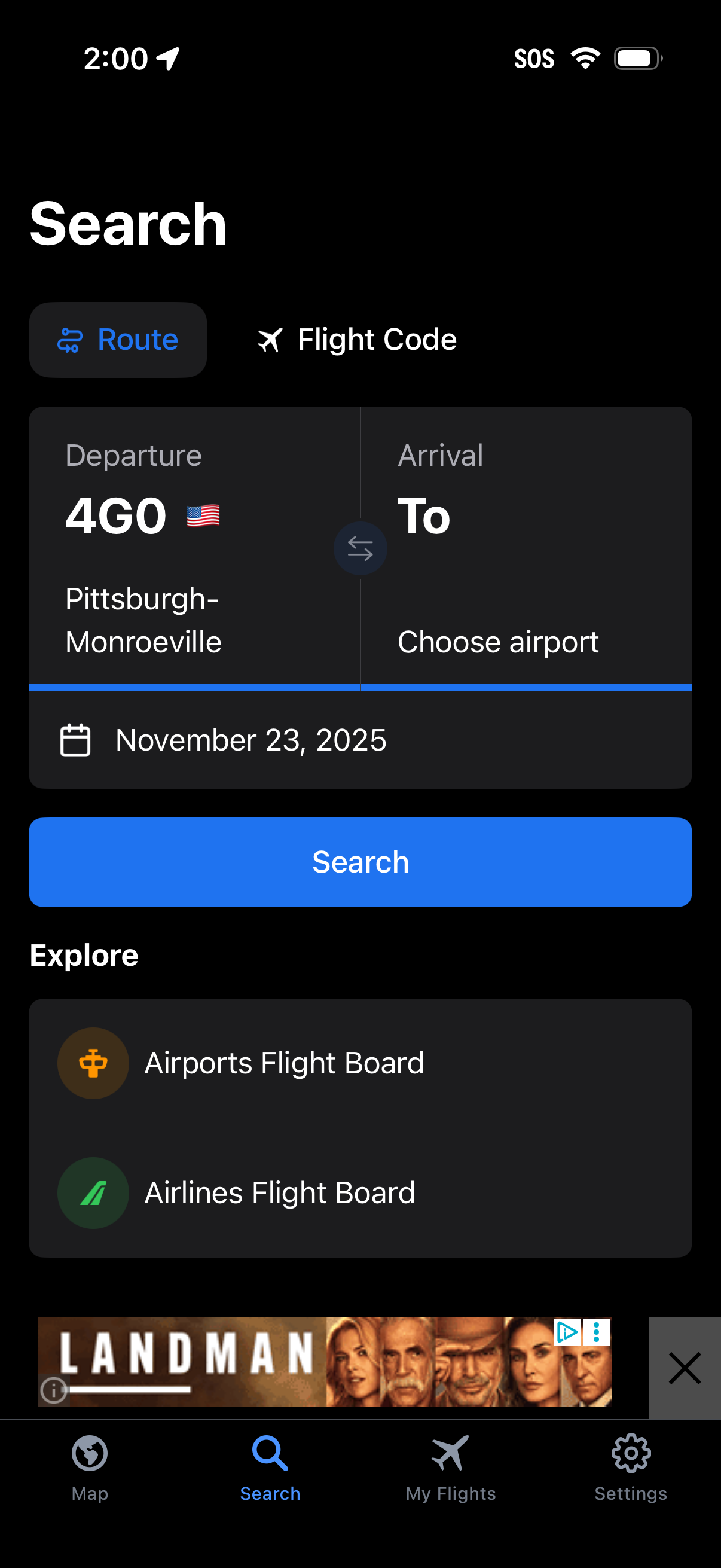 flight-tracker app screenshot 4