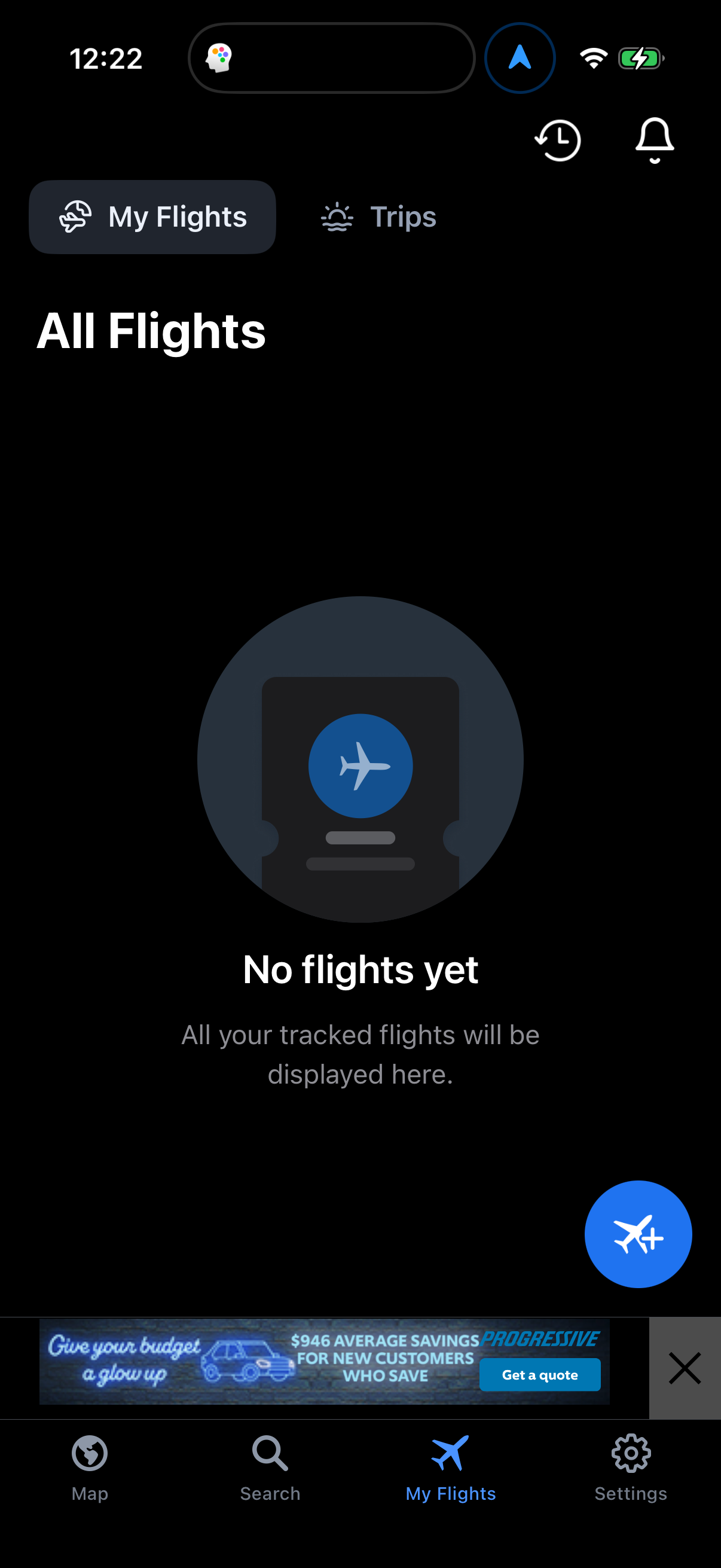 Step 3 of flight-tracker Main_tabs