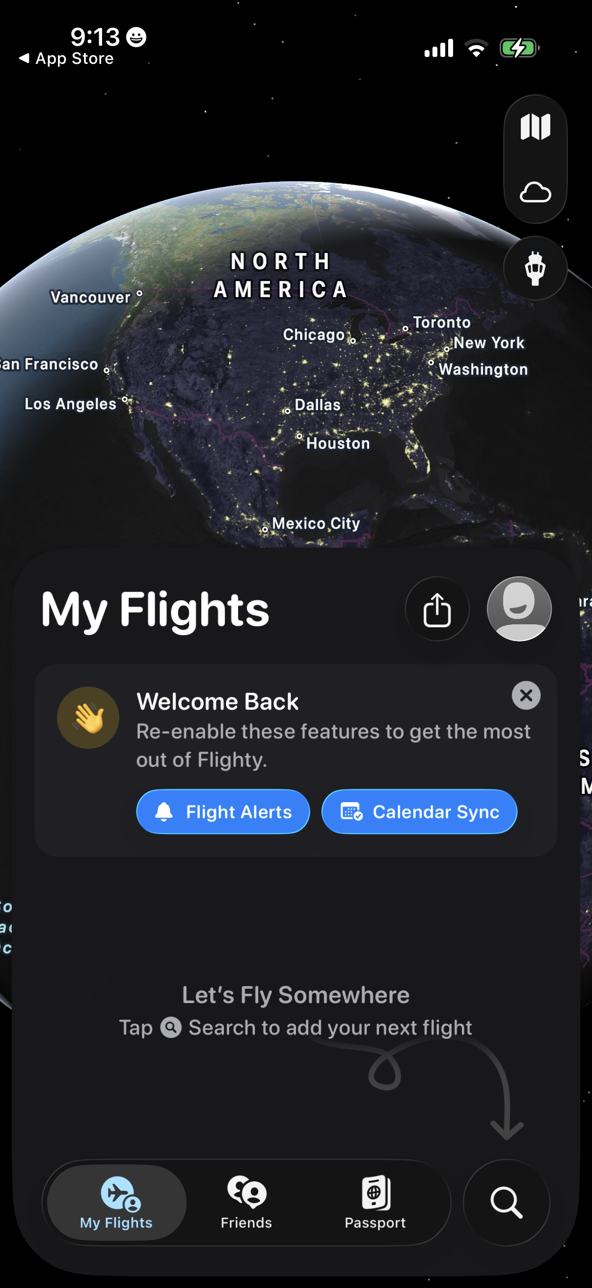 flighty screen