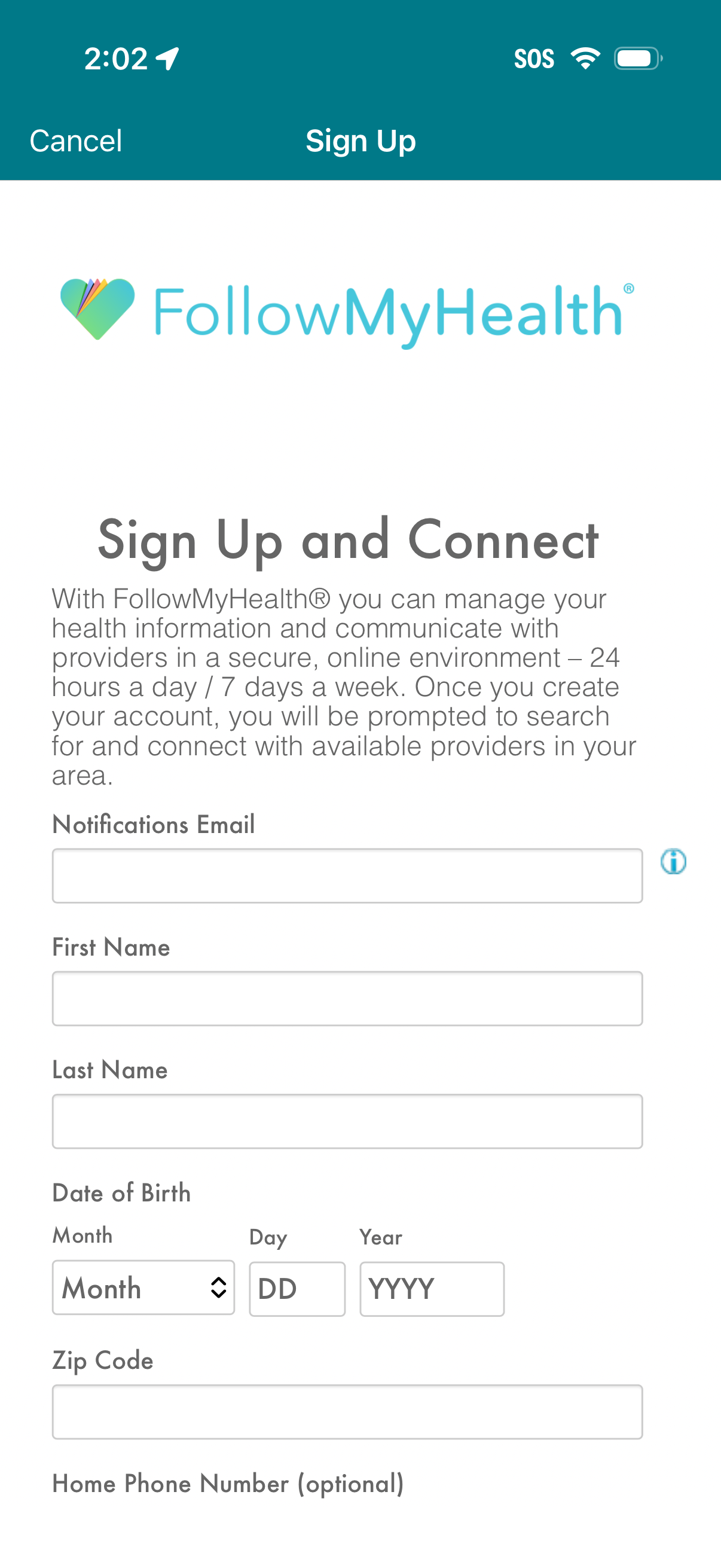 followmyhealth app screenshot 1