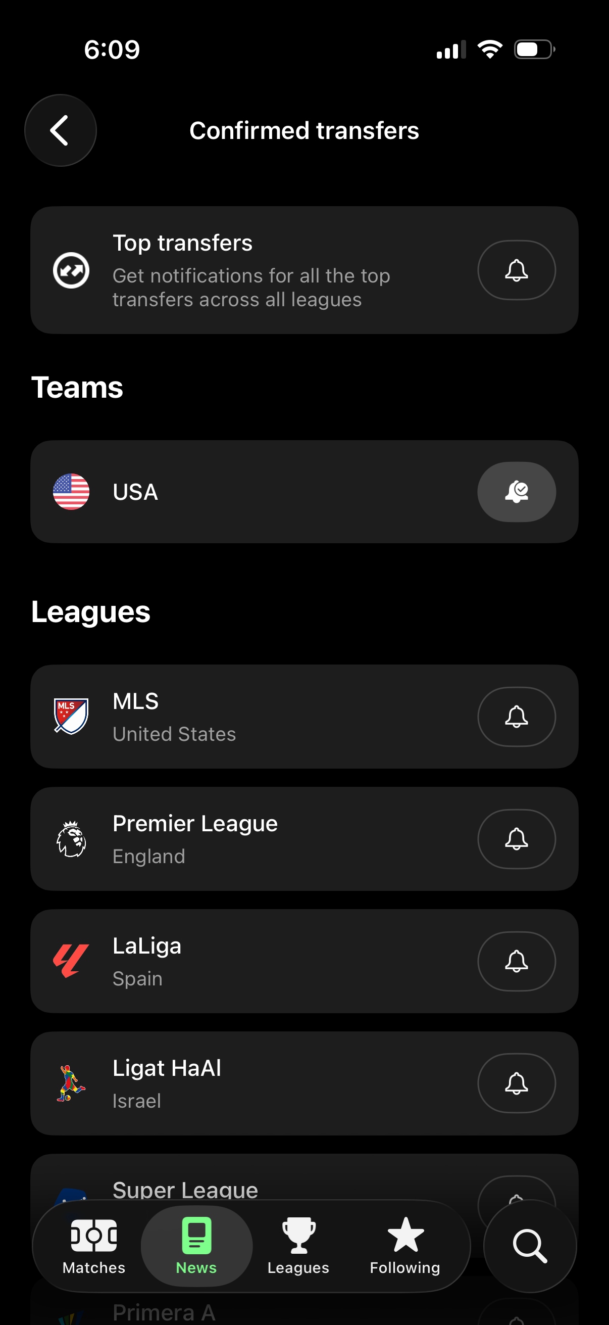 fotmob app screenshot 52