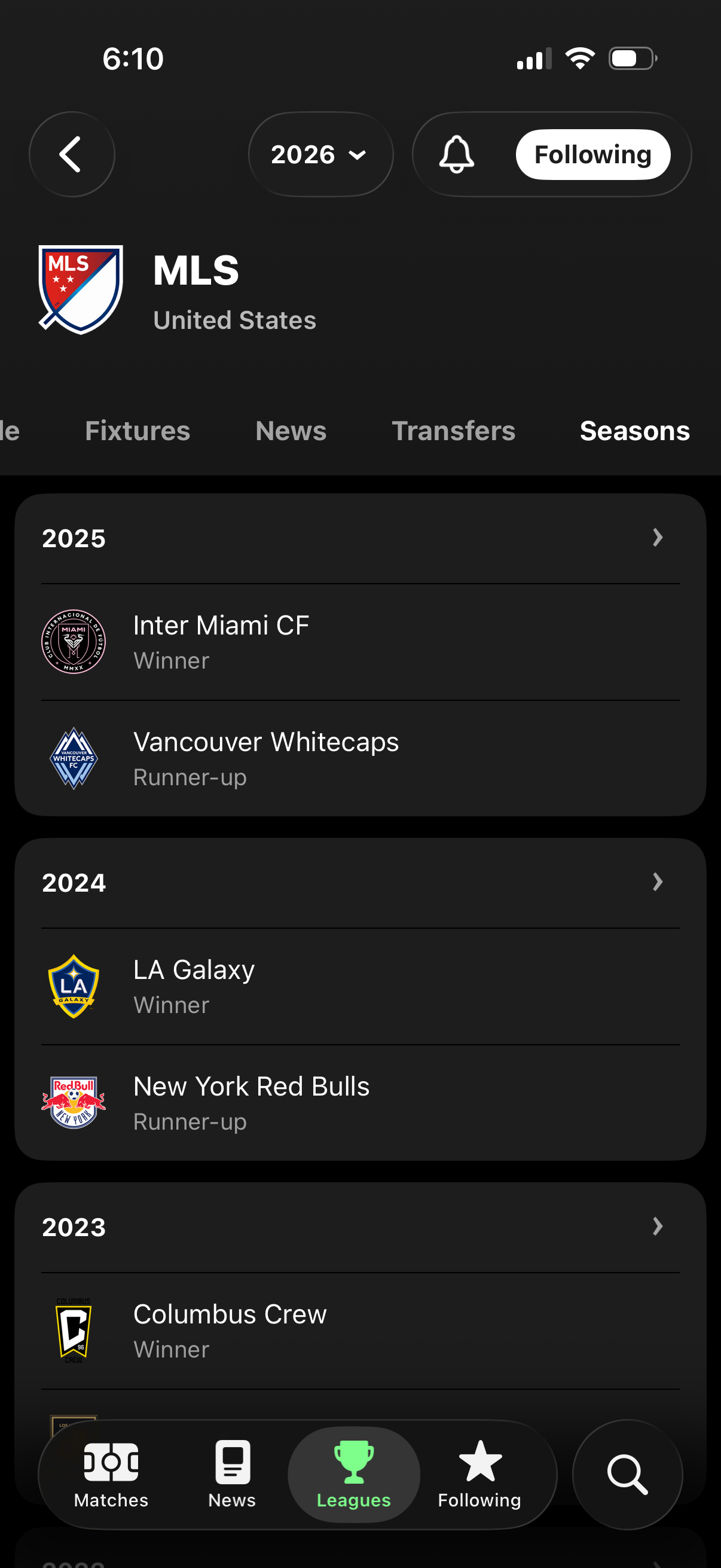fotmob app screenshot 44