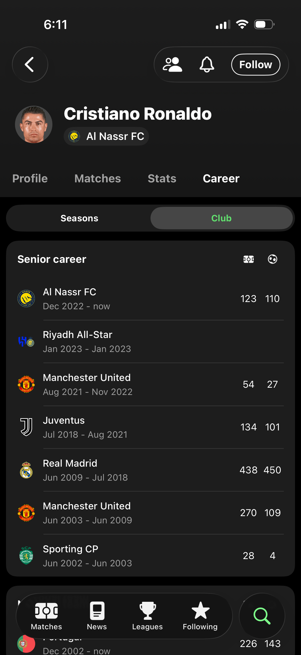 fotmob app screenshot 25