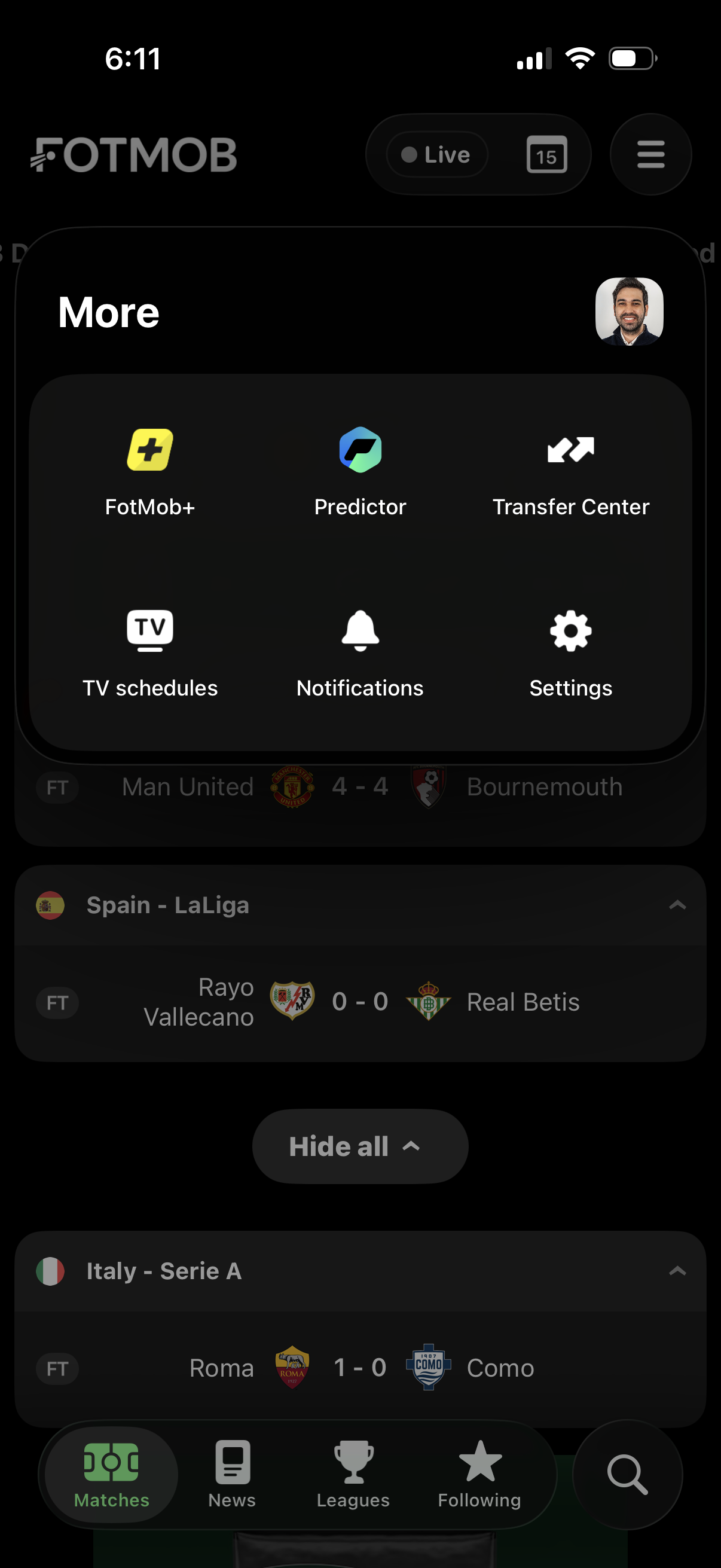 fotmob app screenshot 21