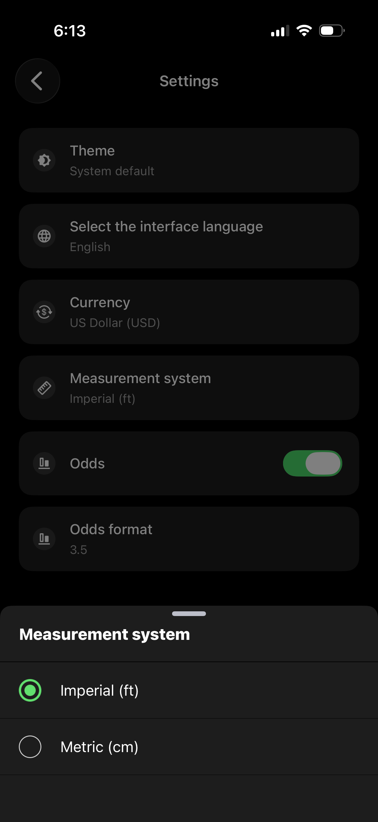fotmob app screenshot 2