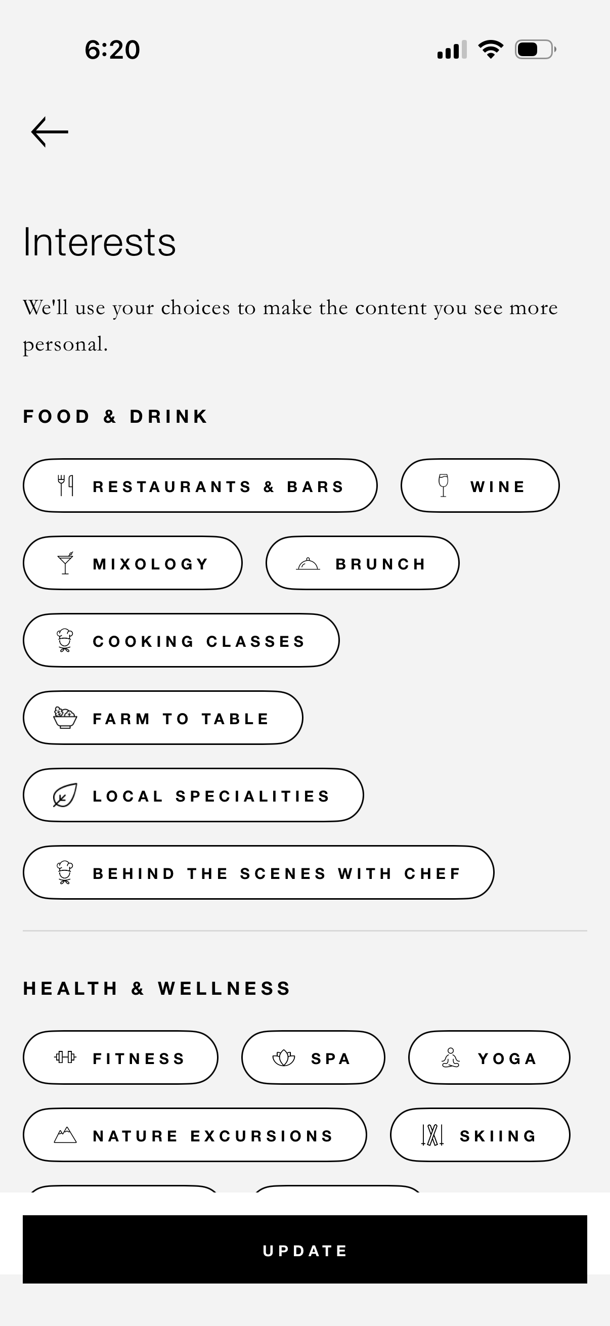 four-seasons app screenshot 5