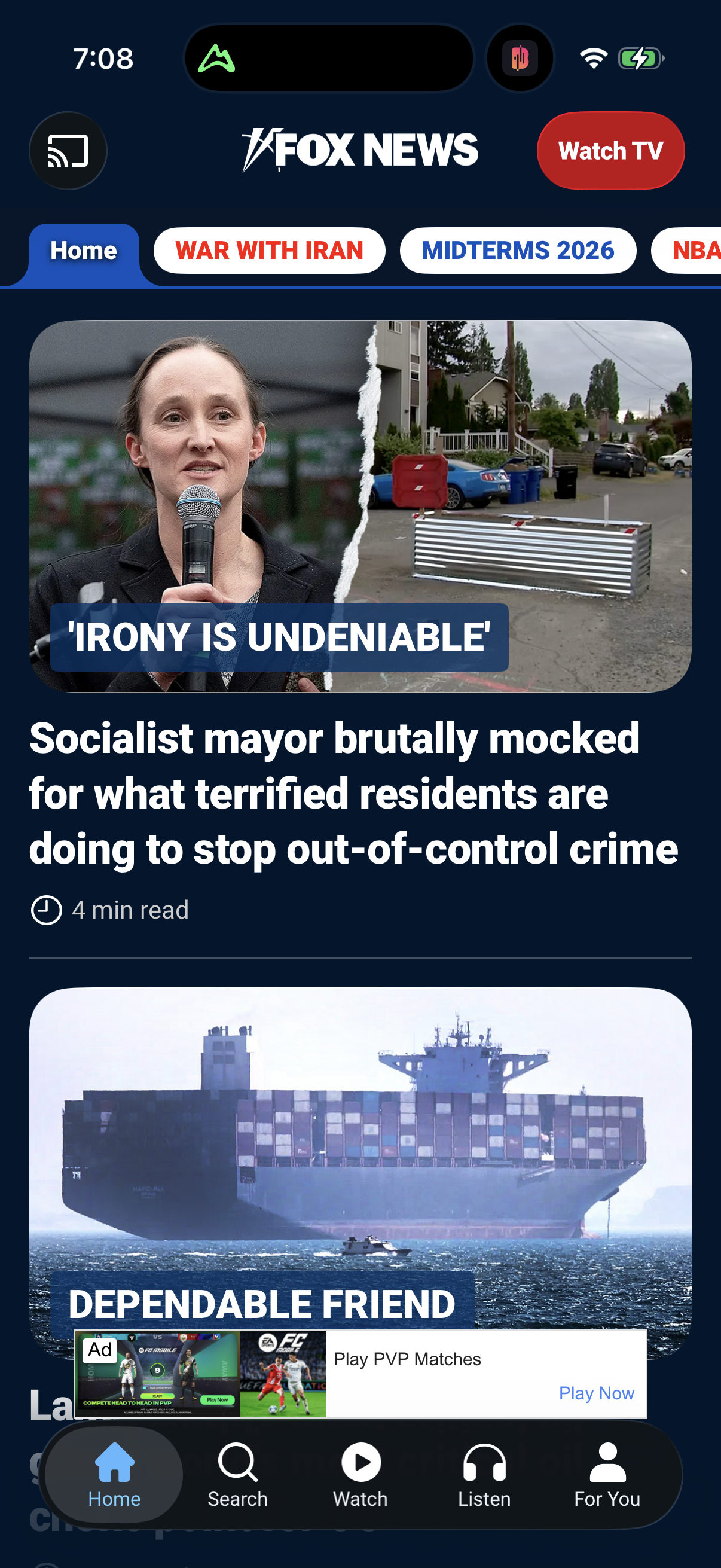 Step 1 of fox-news Main_tabs