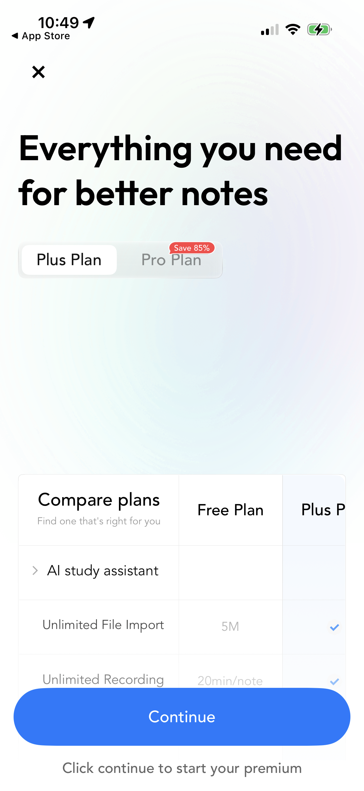 freenote app screenshot 6