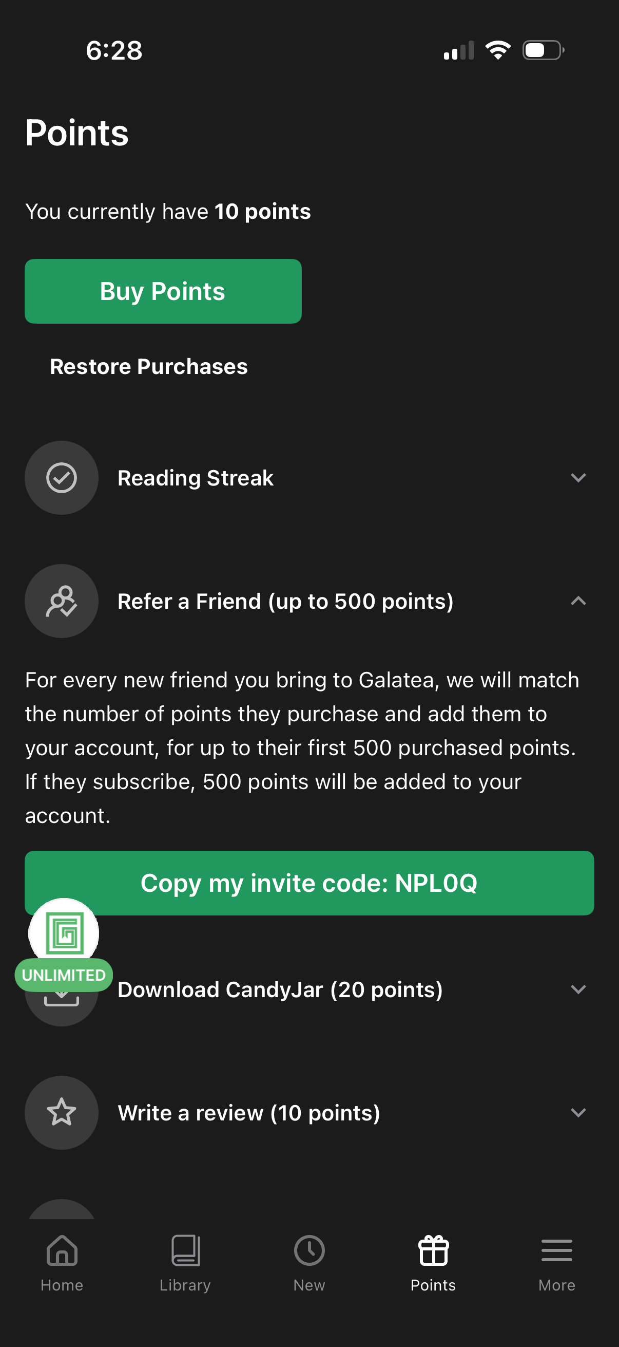galatea app screenshot 10